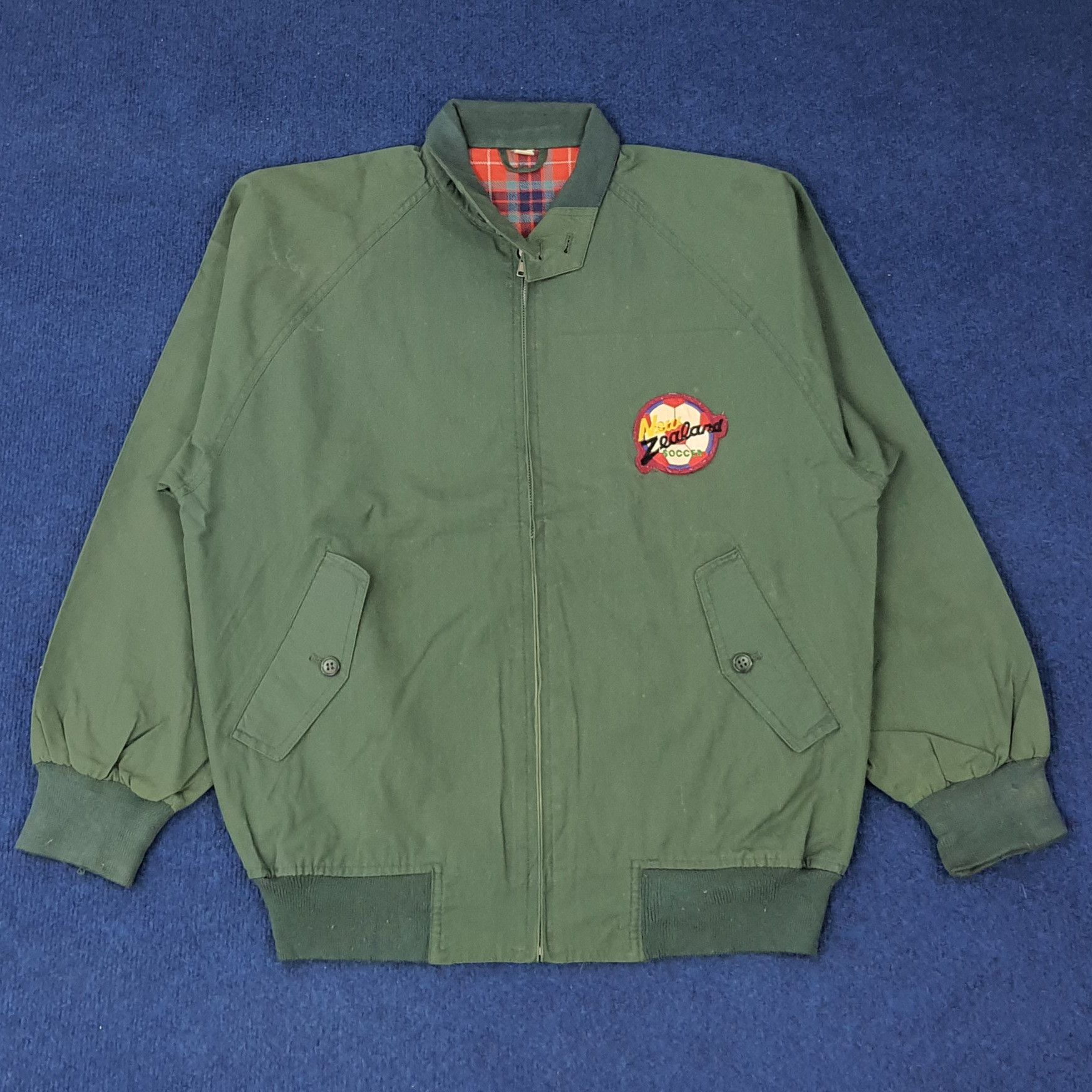 Vintage New Zealand Soccer Bomber Jacket C221N11