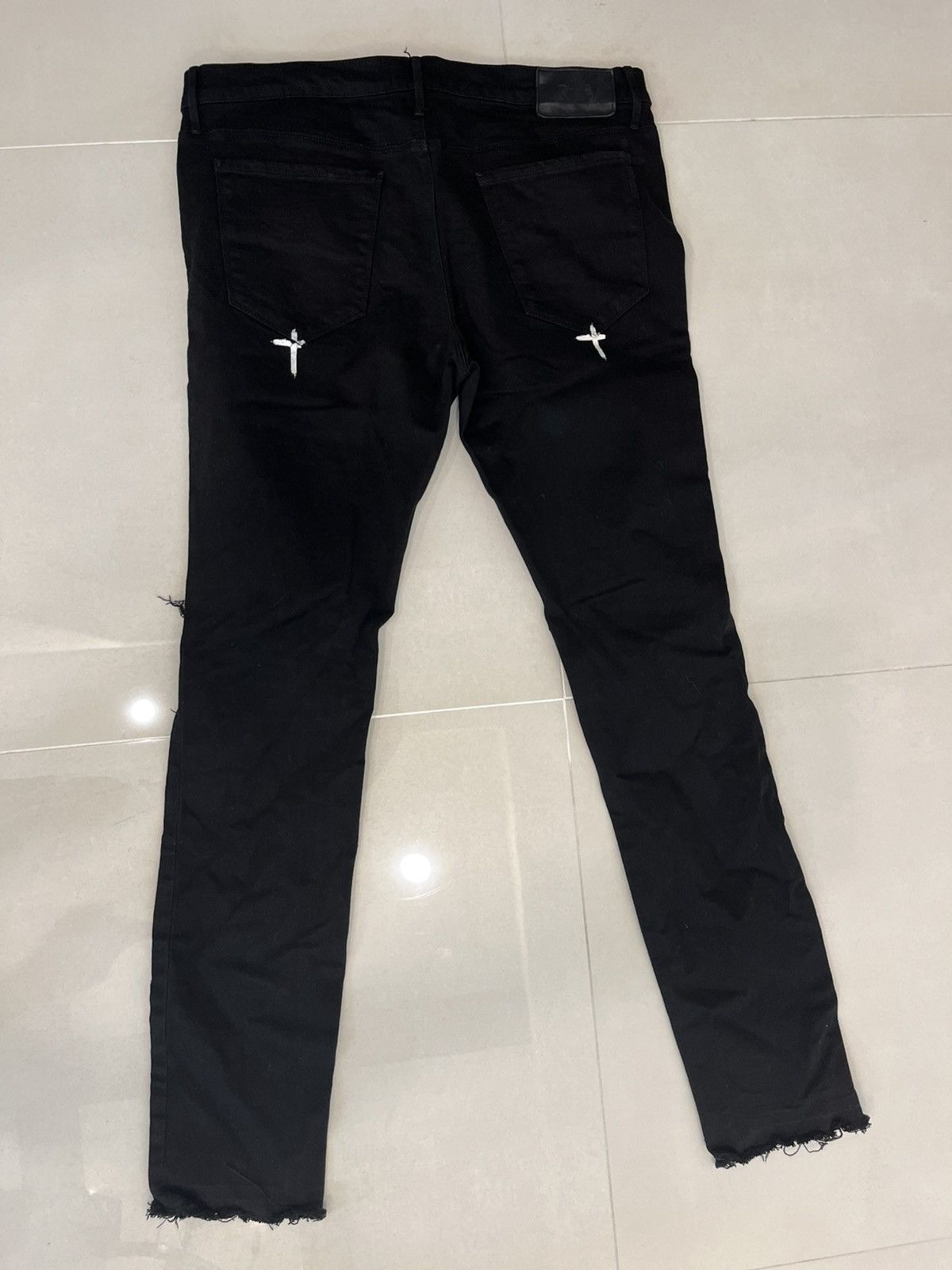 Rta Rta rest in peace black denim Size US 38 / EU 54 - 5 Thumbnail
