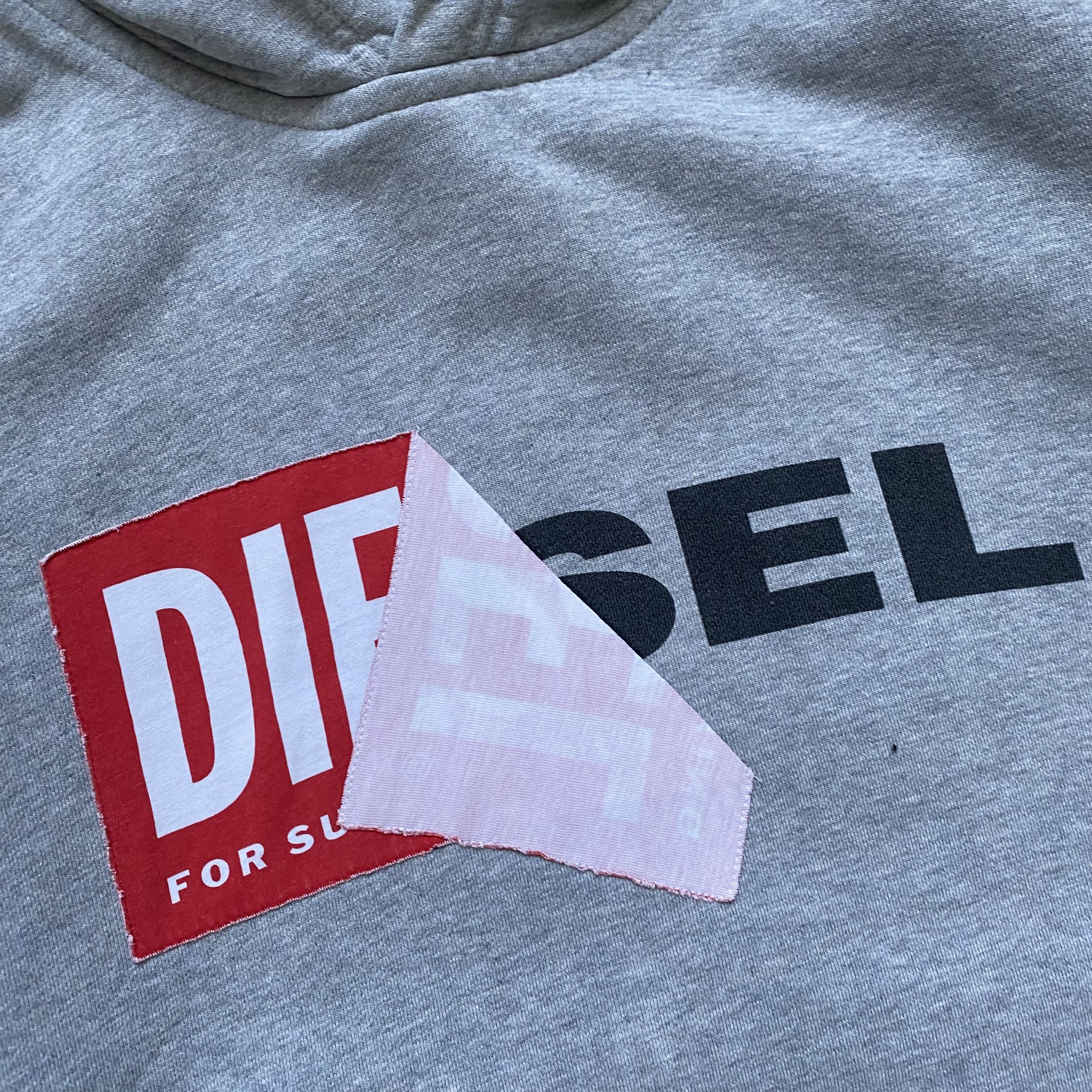 Diesel ❌ Vintage Y2K Diesel Boxy hoodie Centr logo Size US M / EU 48-50 / 2 - 5 Thumbnail