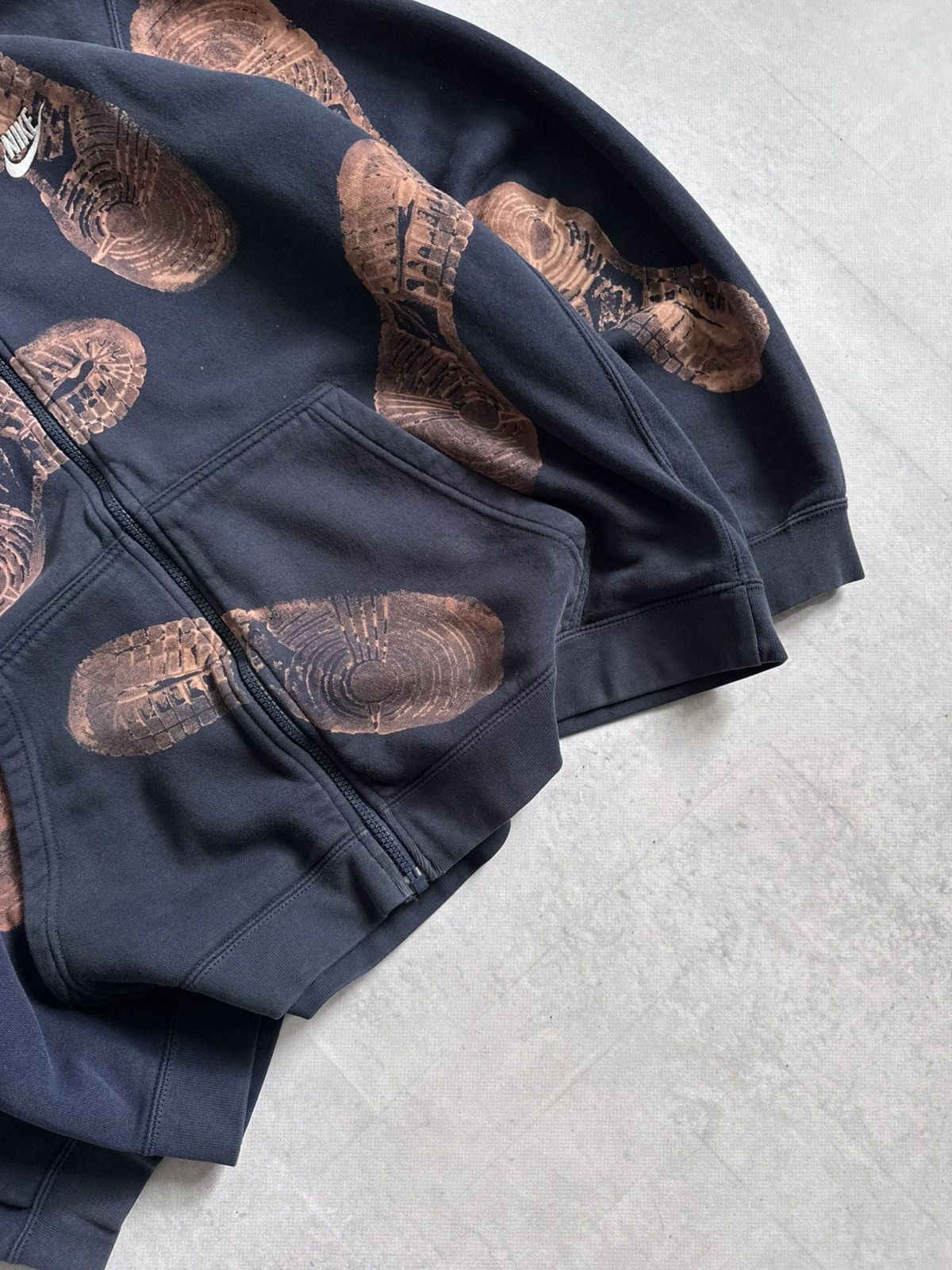 Nike Vintage Nike Dunk Step Custom Print Y2K Oversized Zip Hoodie Size US XL / EU 56 / 4 - 6 Thumbnail