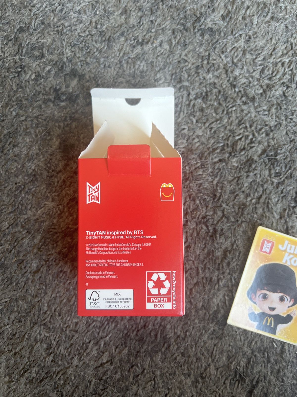 Hypebeast 2025 McDonald’s TinyTAN Jung Kook Figure Size ONE SIZE - 10 Thumbnail