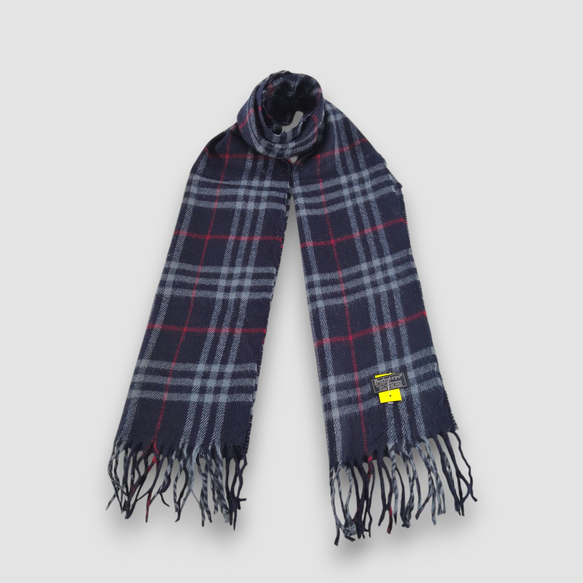 Burberry Vintage Burberry Scarf Wool Cashmere Muffler Scarves Size ONE SIZE - 1 Thumbnail