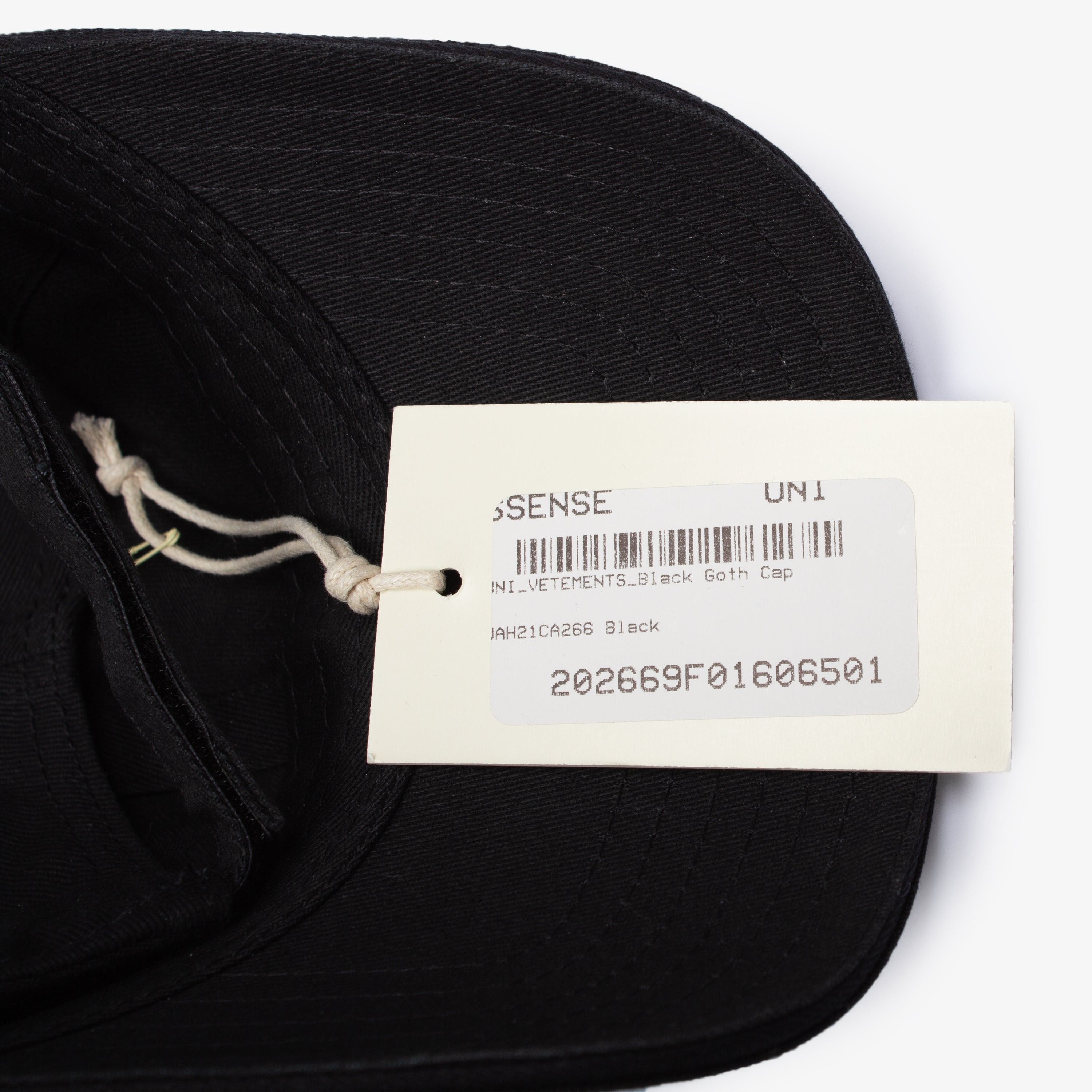 Vetements VETEMENTS BLACK GOTH HAT Size ONE SIZE - 5 Thumbnail