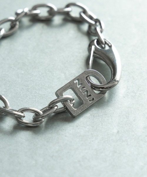 Number (N)ine NUMBER NINE LOGO PLATE HOLE CHAIN BRACELET Size ONE SIZE - 4 Thumbnail