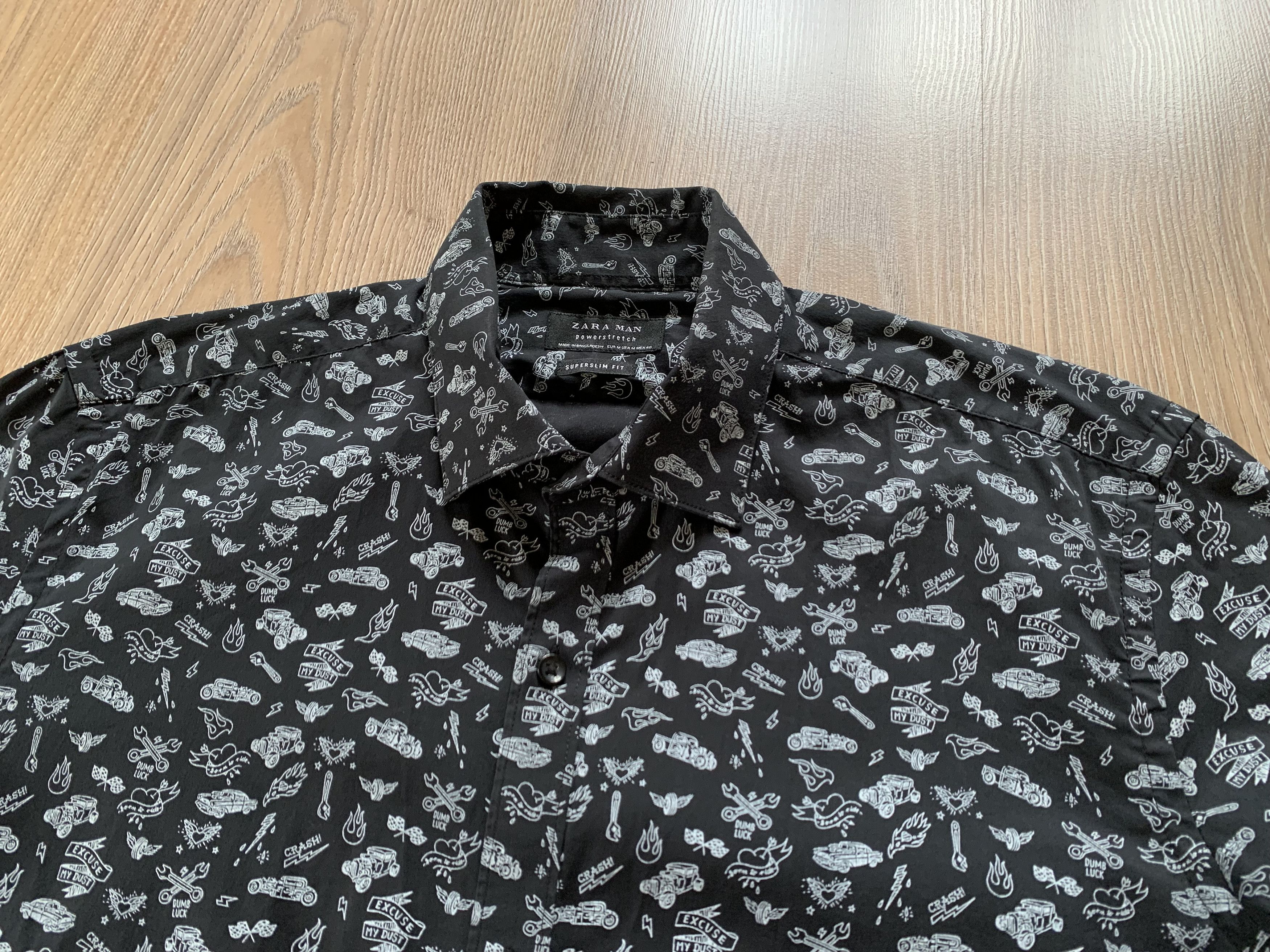 Zara Zara Long Sleeve Printed Shirt Size US M / EU 48-50 / 2 - 4 Thumbnail