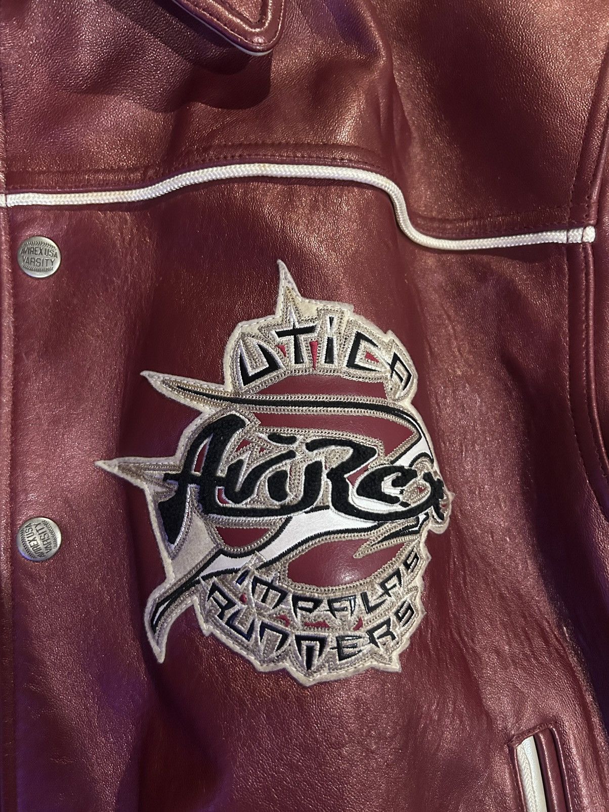 Avirex 90s Avirex Leather Jacket “Impala Runners” Size US XXL / EU 58 / 5 - 4 Thumbnail