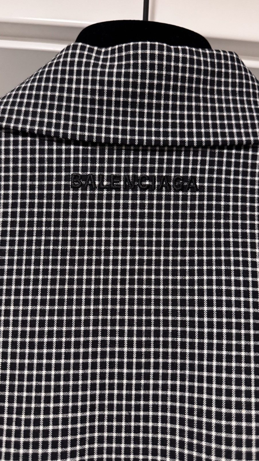 Balenciaga Balenciaga Check Pattern Tailored Jacket Size 46R - 6 Thumbnail
