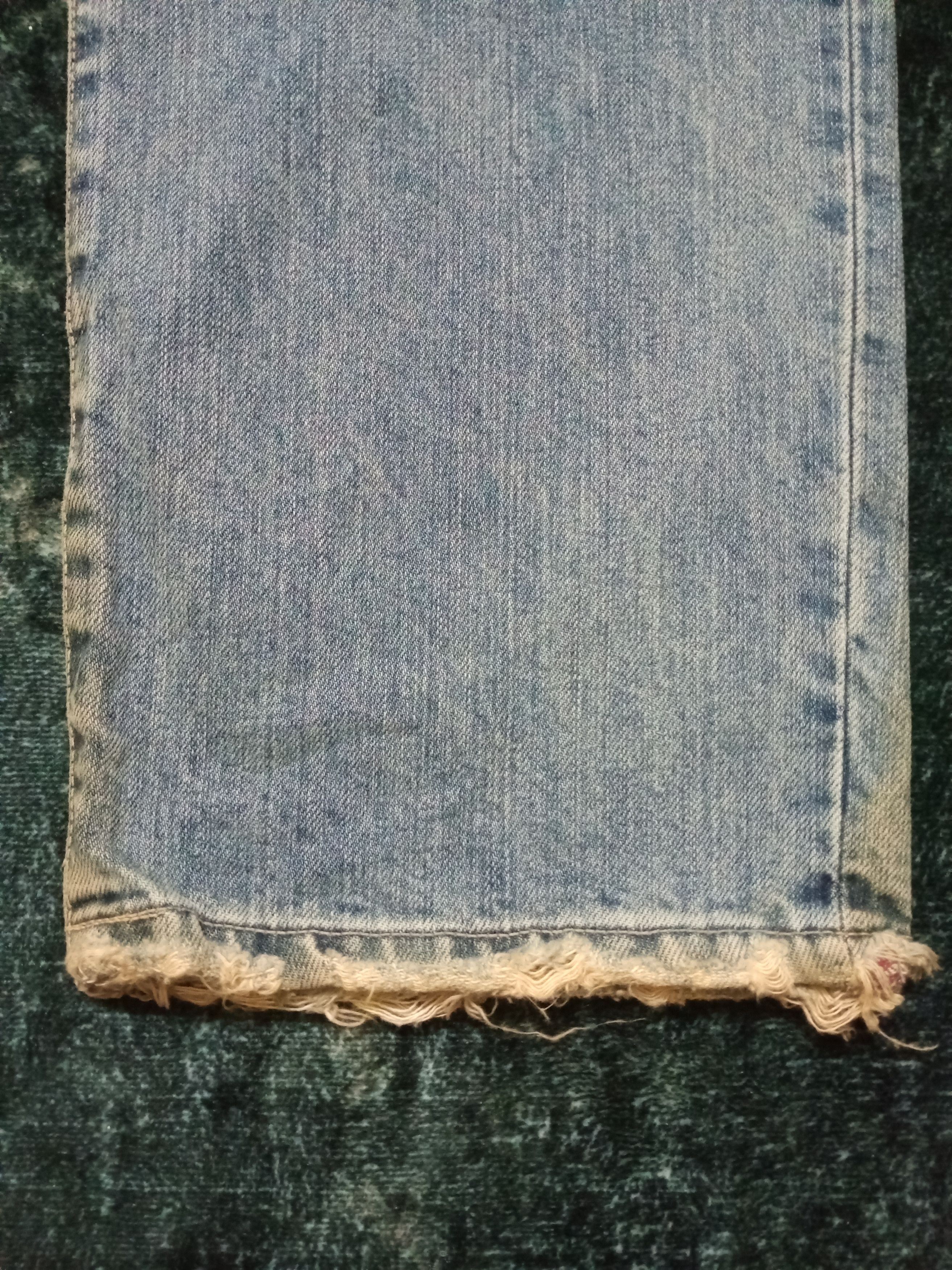 If Six Was Nine × Japanese Brand × Vintage Rare Vintage BlueWay Distressed Denim Pants Size 28" / US 6 / IT 42 - 17 Thumbnail