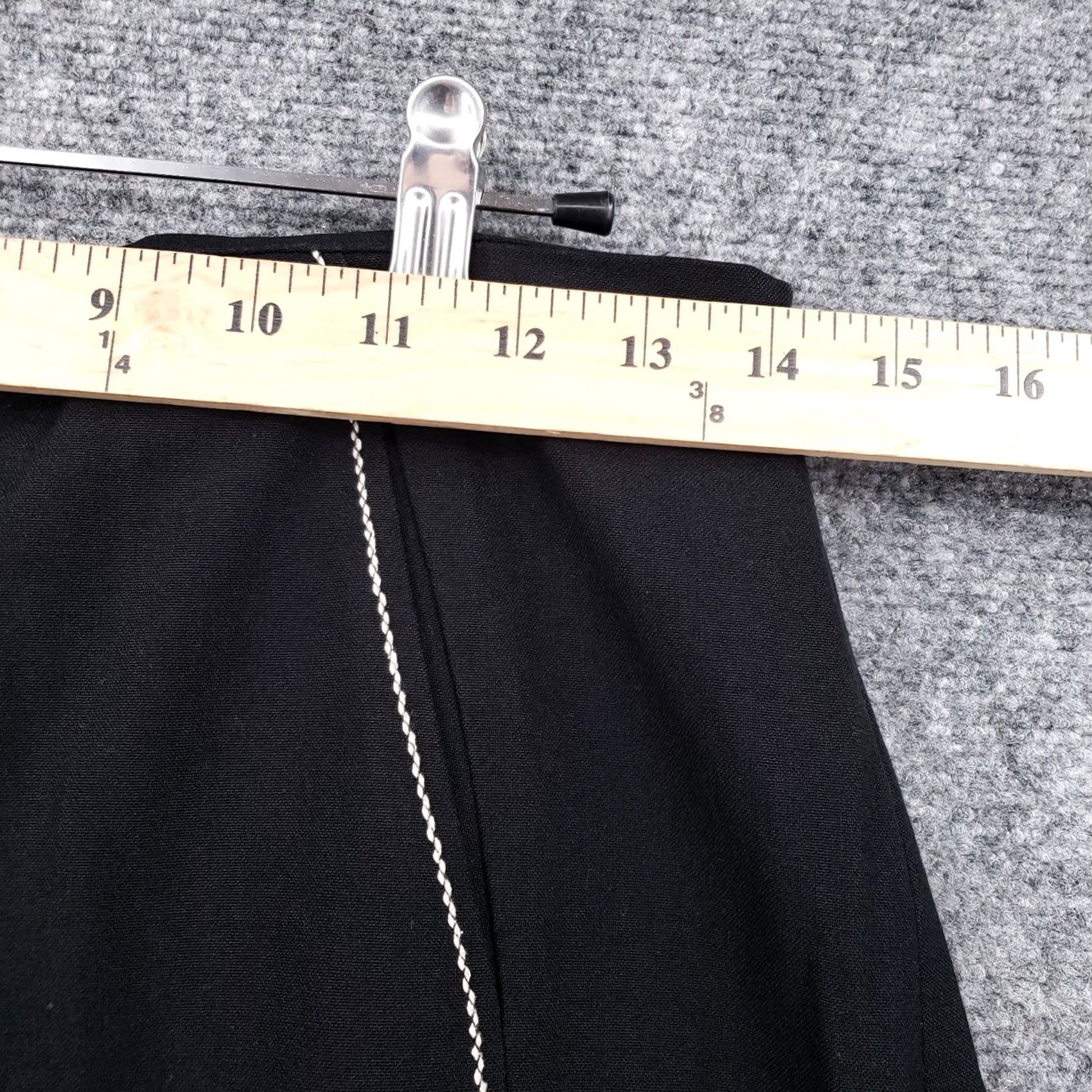 Ann Taylor Ann Taylor Loft Skirt Womens Black Size 8 Straight & Pencil Stretch Lined Flat Front Size 30" / US 8 / IT 44 - 5 Thumbnail