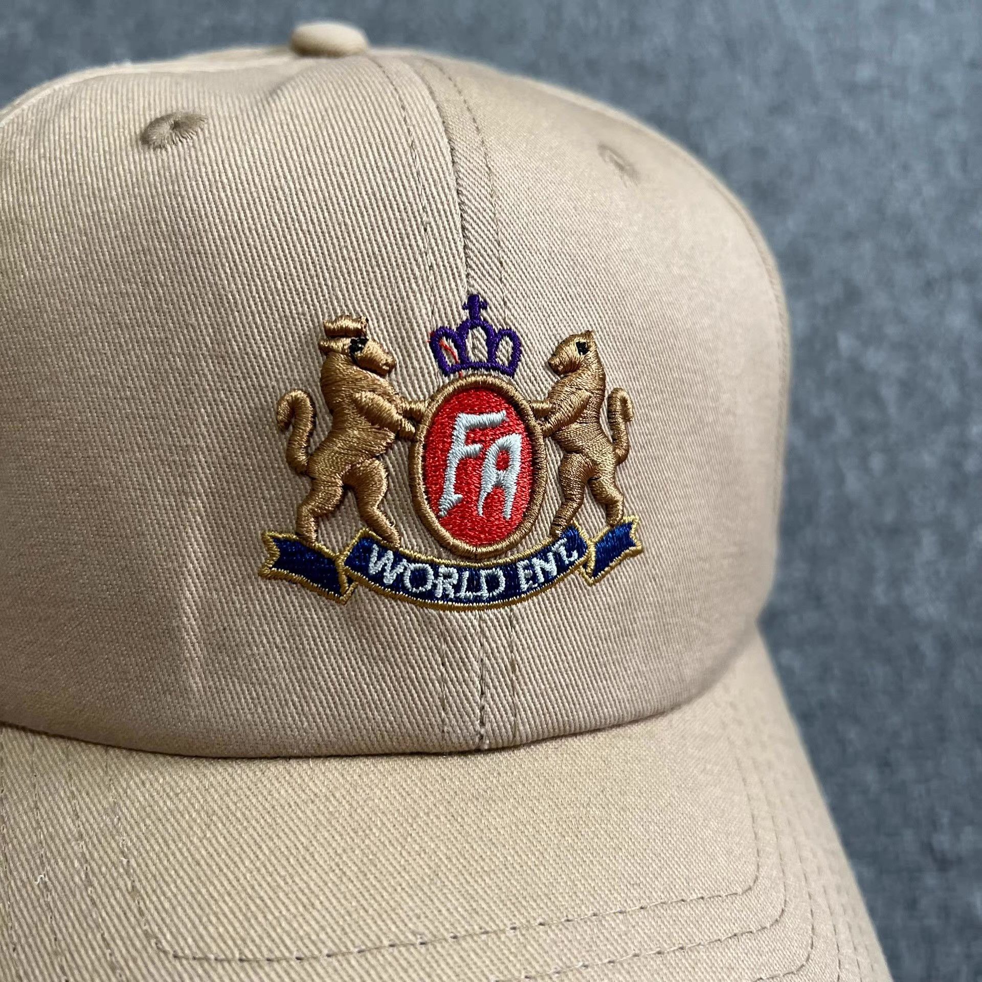 Fucking Awesome Fucking Awesome Washed Vintage Curved Brim Baseball Cap。 Q7 Size ONE SIZE - 2 Thumbnail