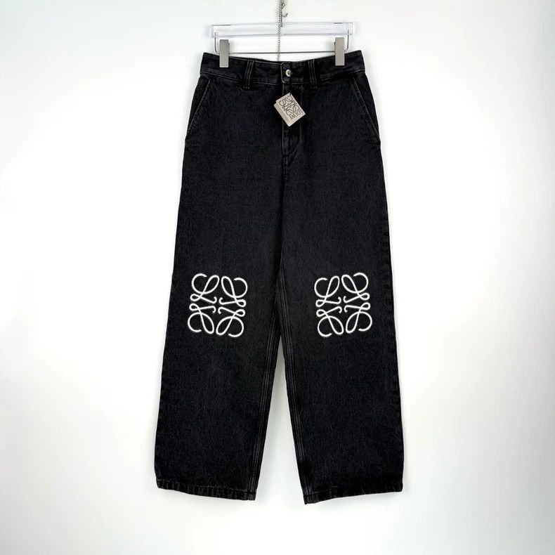 Loewe LOEWE Wash black classic big logo jeans Size 24" / US 00 / IT 34 - 3 Thumbnail