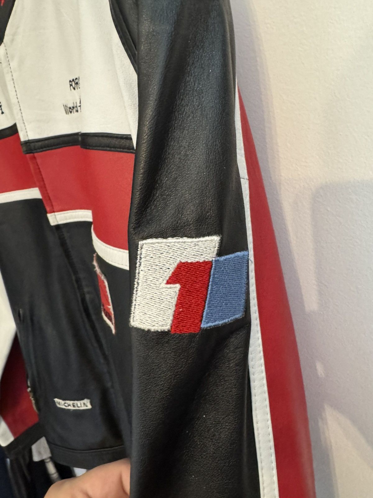 Ferrari × Vintage Vintage Ferrari Marlboro Racing F1 Leather Jacket Size US XL / EU 56 / 4 - 9 Thumbnail