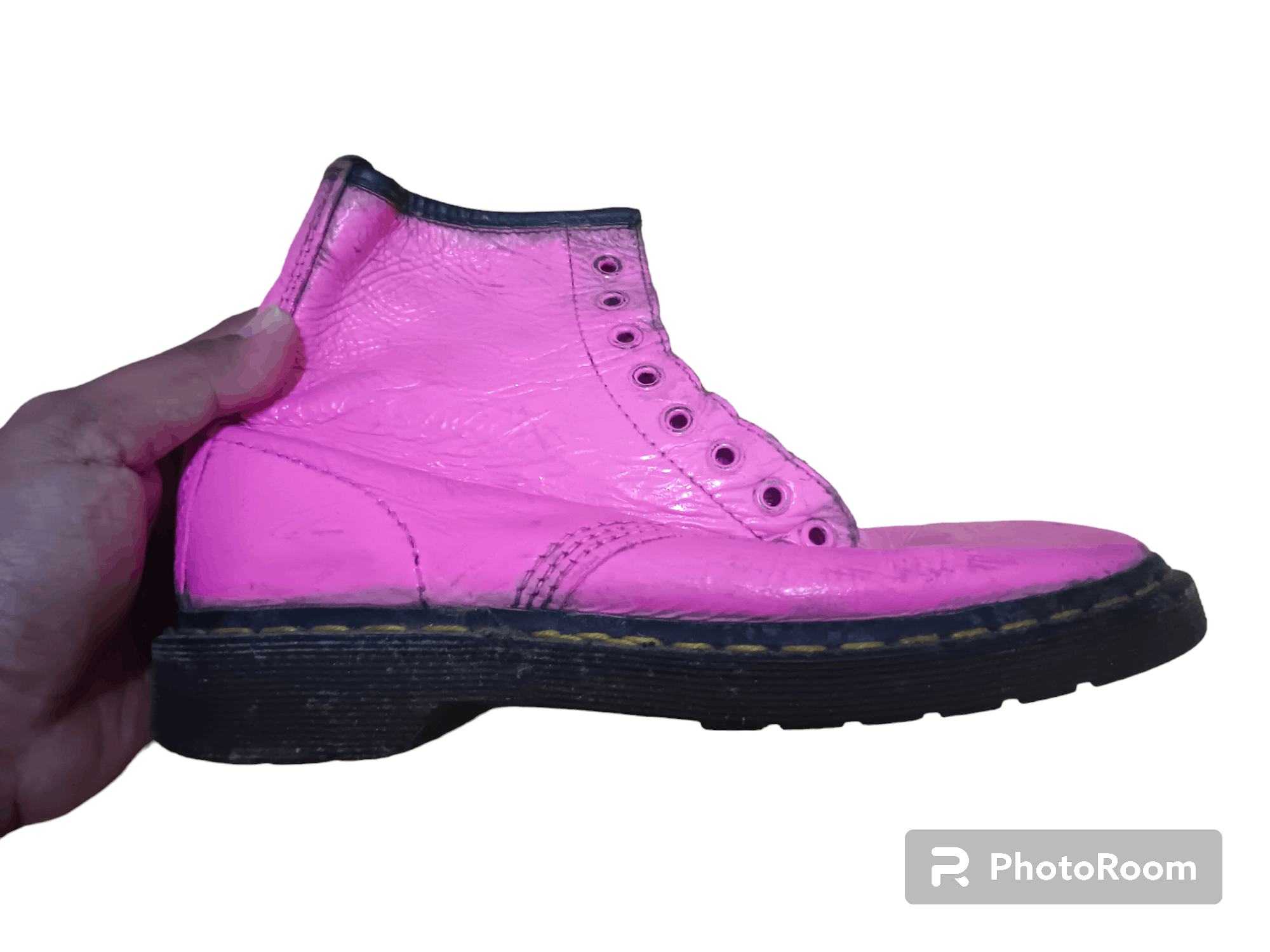Dr. Martens × Vintage Very RARE Dr. Martens Hi-Cut Boot Original Made in England Size US 6 / EU 39 - 4 Thumbnail