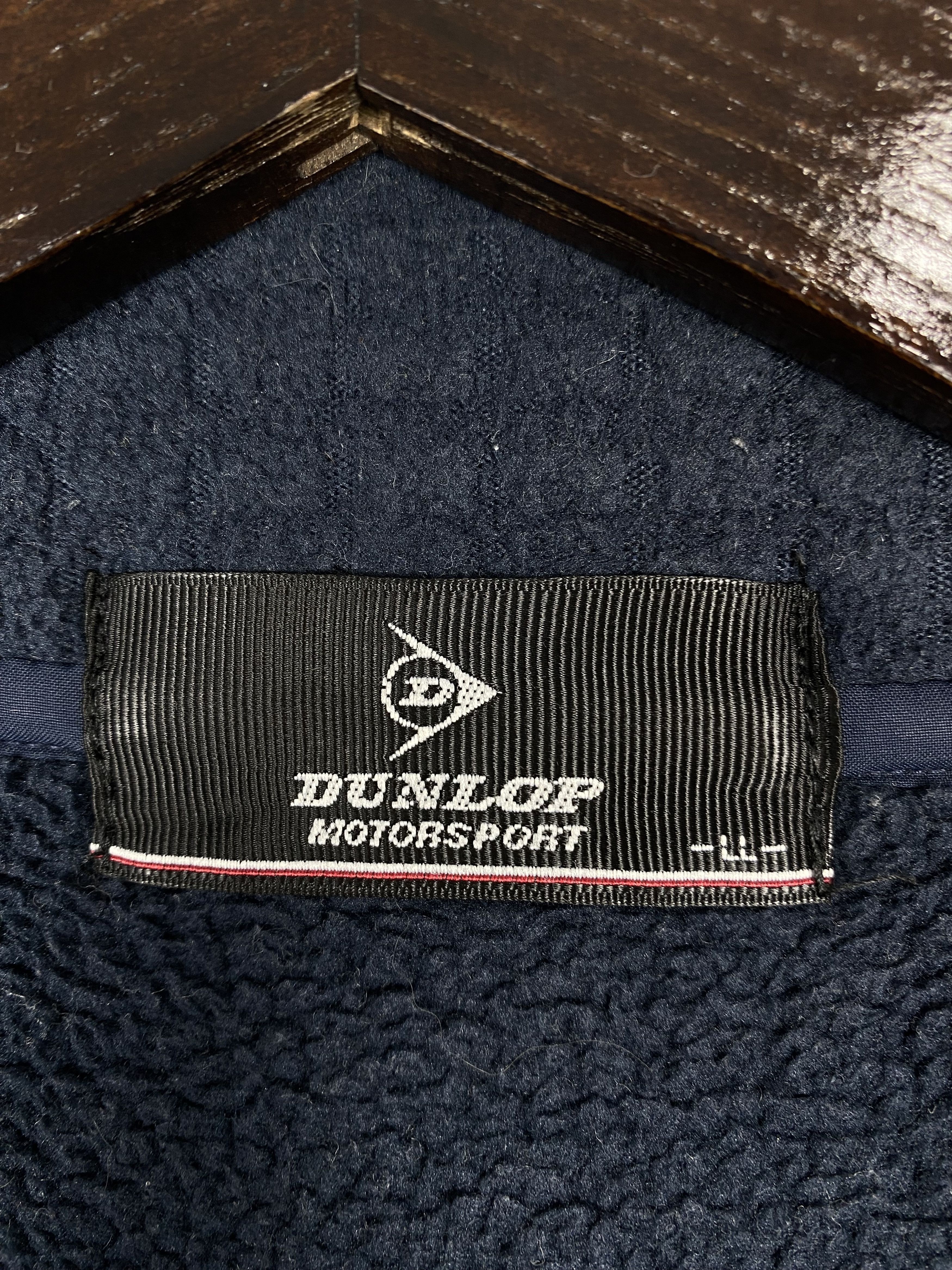 Dunlop Vintage Dunlop Motorsport Fleece Jacket - Navy Blue Size US L / EU 52-54 / 3 - 9 Thumbnail