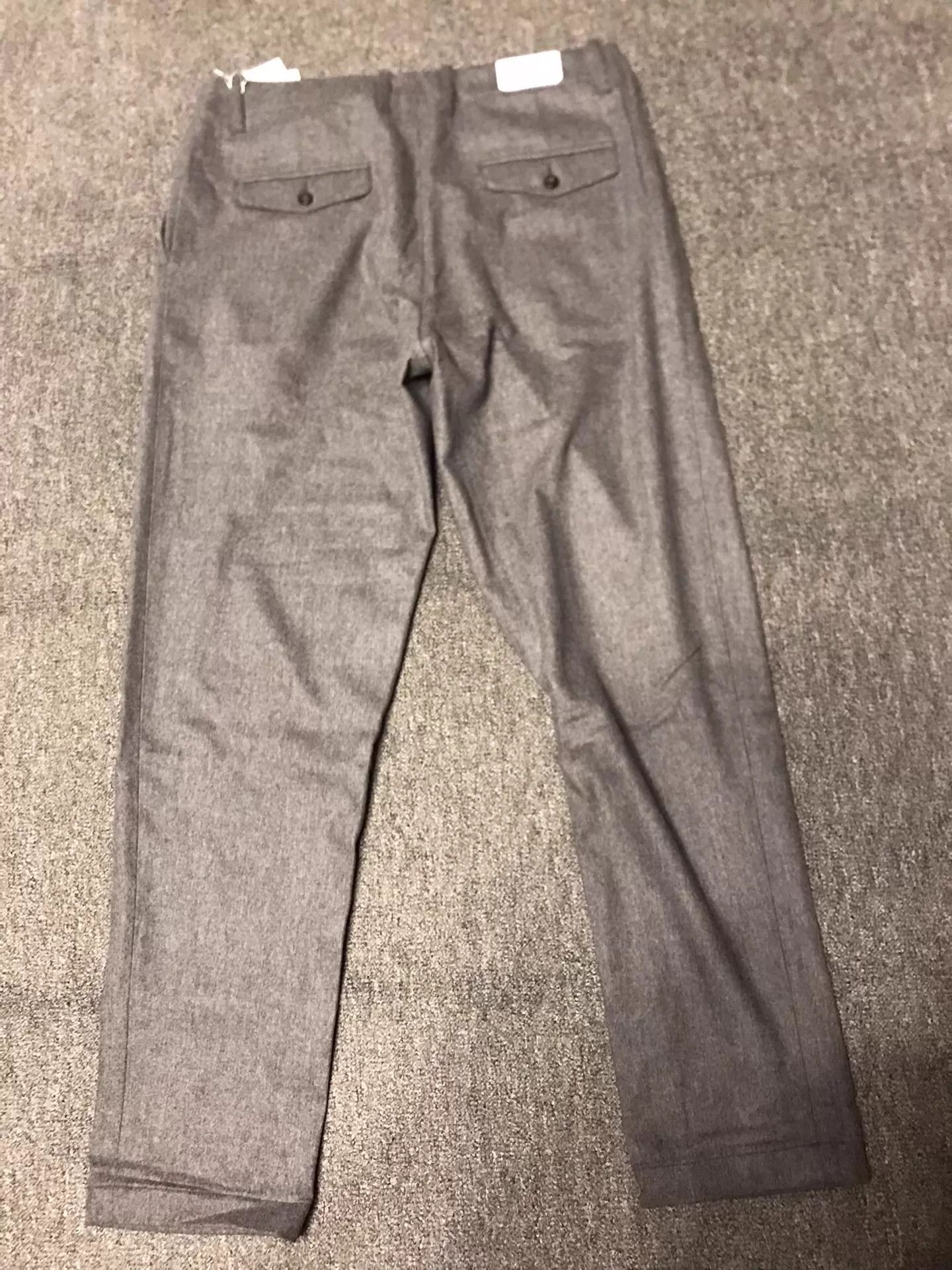 Eleventy eleventy gray straight wool-cashmere chinos 36 new Size US 36 / EU 52 - 2 Thumbnail