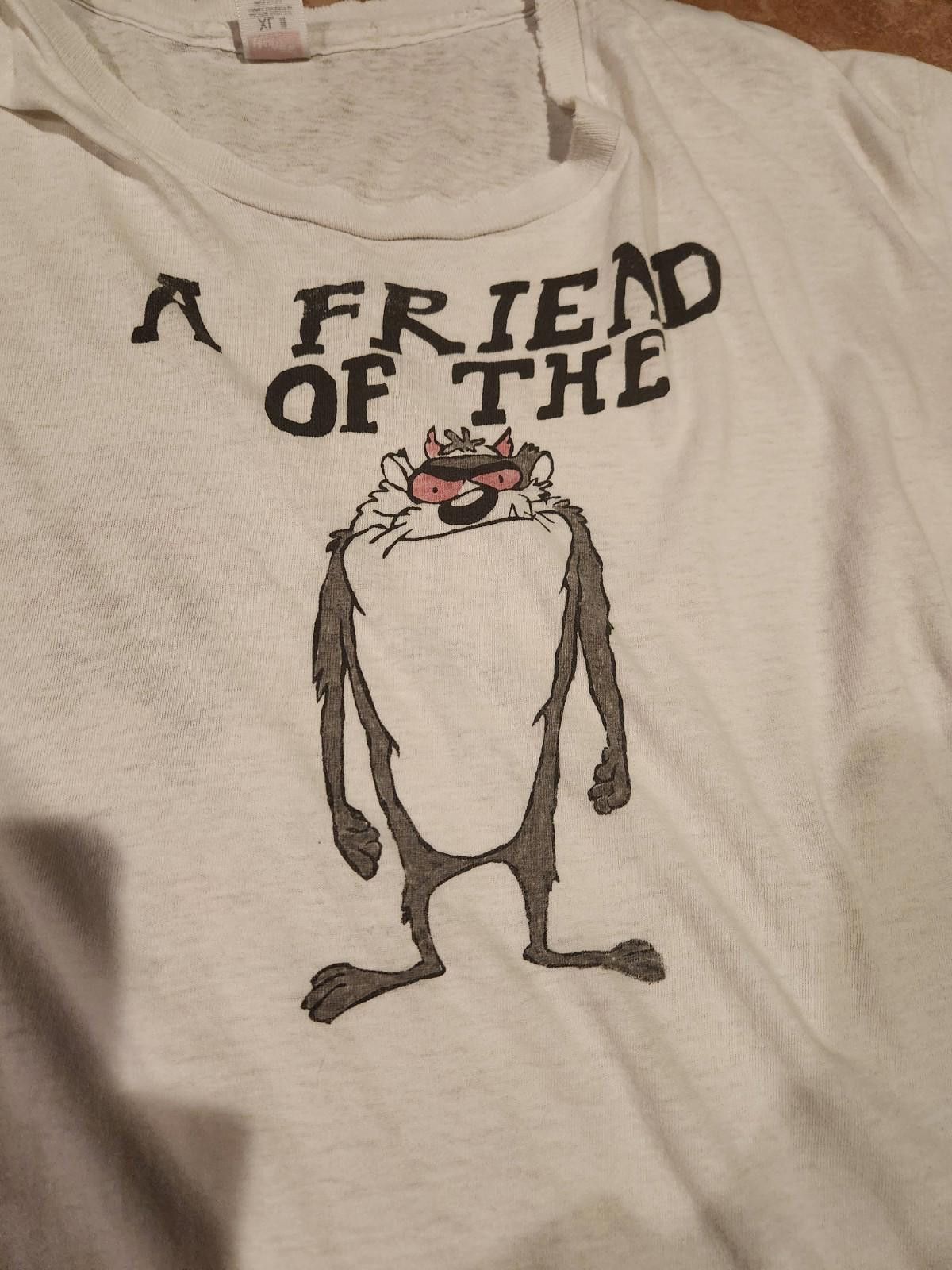 Vintage RARE Vintage 90s Taz And Bugs Looney Tunes Shirt Size XL Size US XL / EU 56 / 4 - 3 Thumbnail