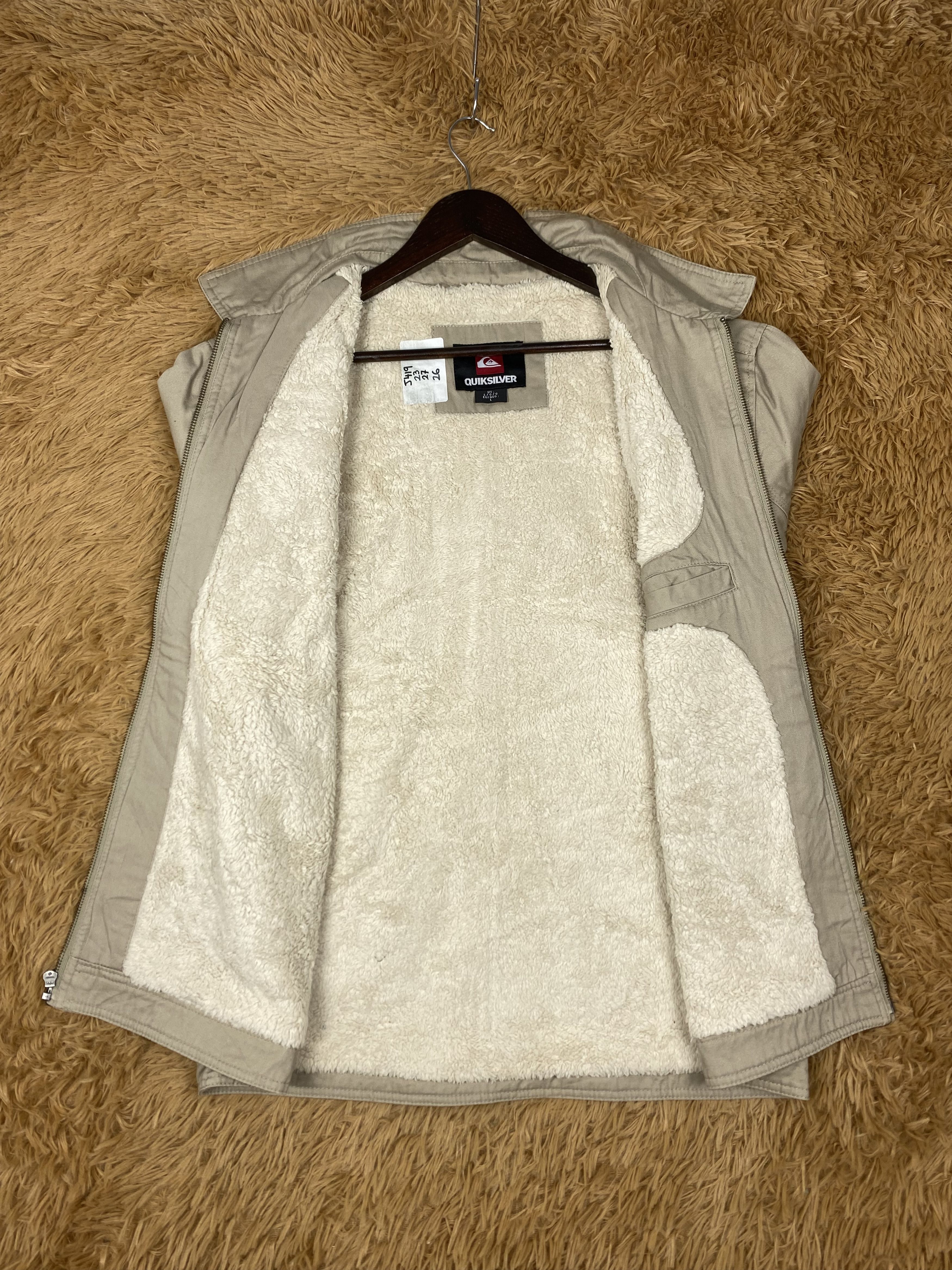 Quiksilver Vintage Quiksilver Fleece Lining Jacket DJ0419 Size US L / EU 52-54 / 3 - 7 Thumbnail