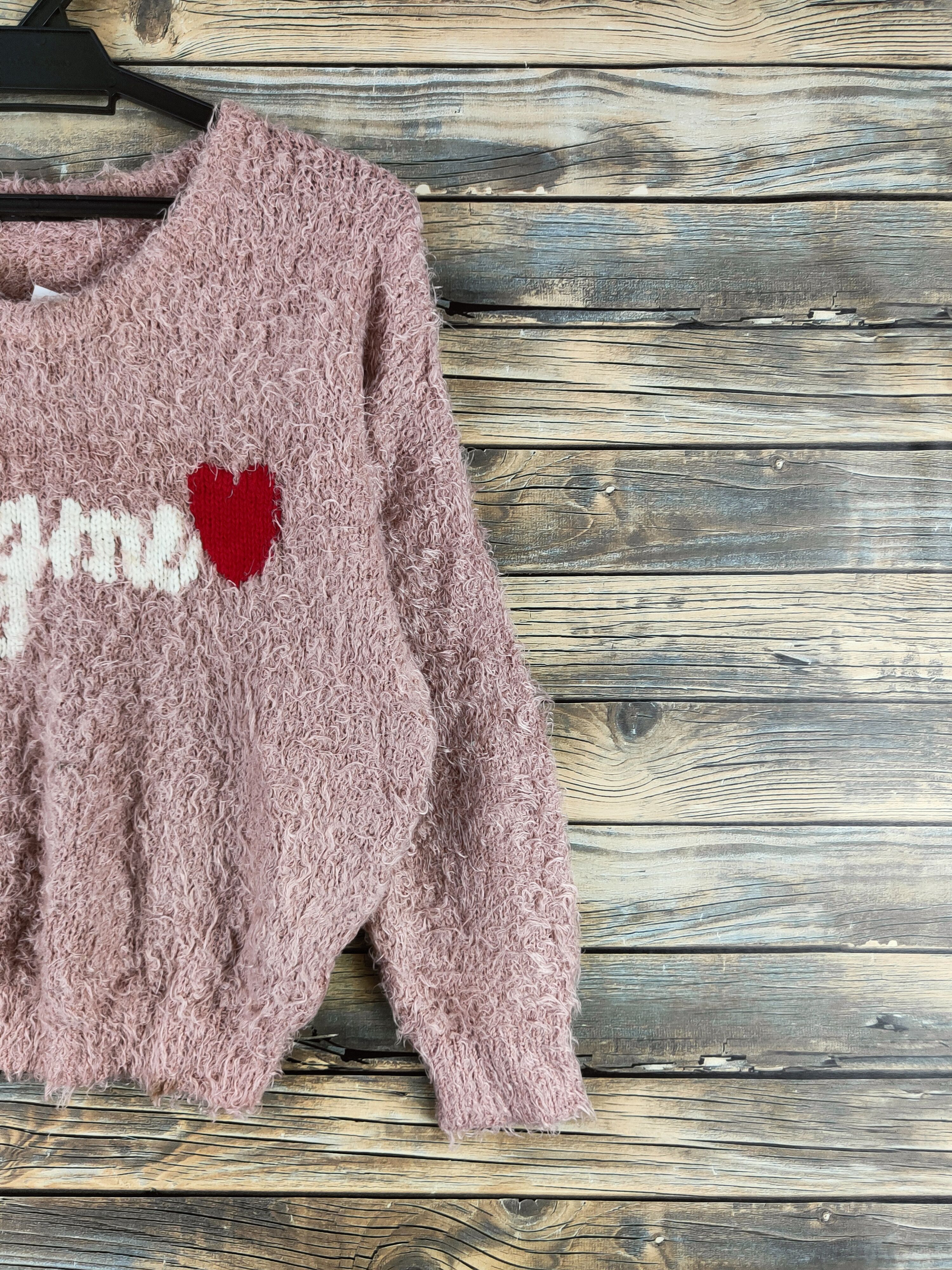Japanese Brand DL Ingni Dark Peach Fur Mohair Knitwear #46-544 Size M / US 6-8 / IT 42-44 - 5 Thumbnail