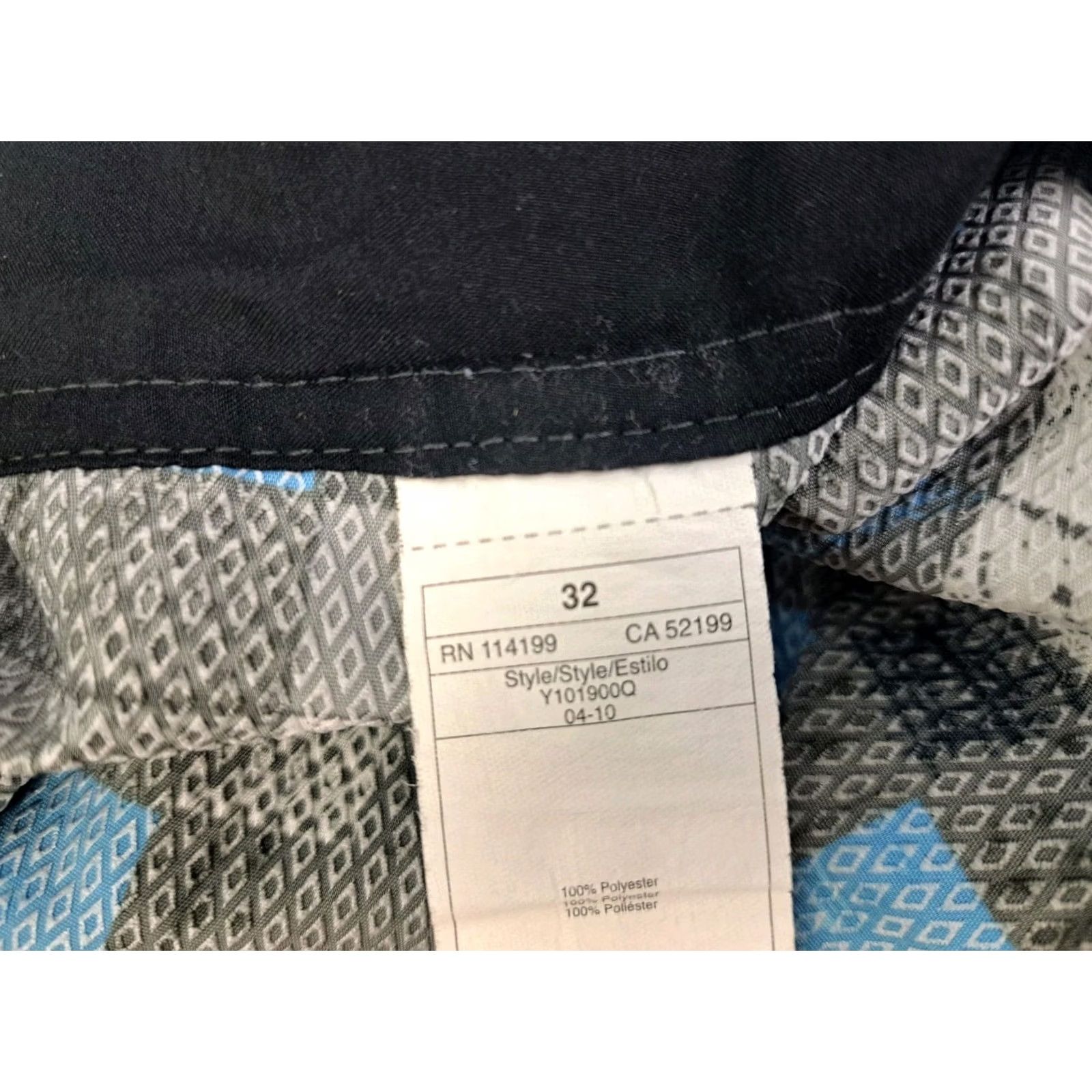 Quiksilver Quicksilver Board Shorts Men's Multicolor Checkered 32 Regular 8" Inseam Drawstring Side Pocket Logo Embroidered Beach Surf Size US 32 / EU 48 - 8 Thumbnail