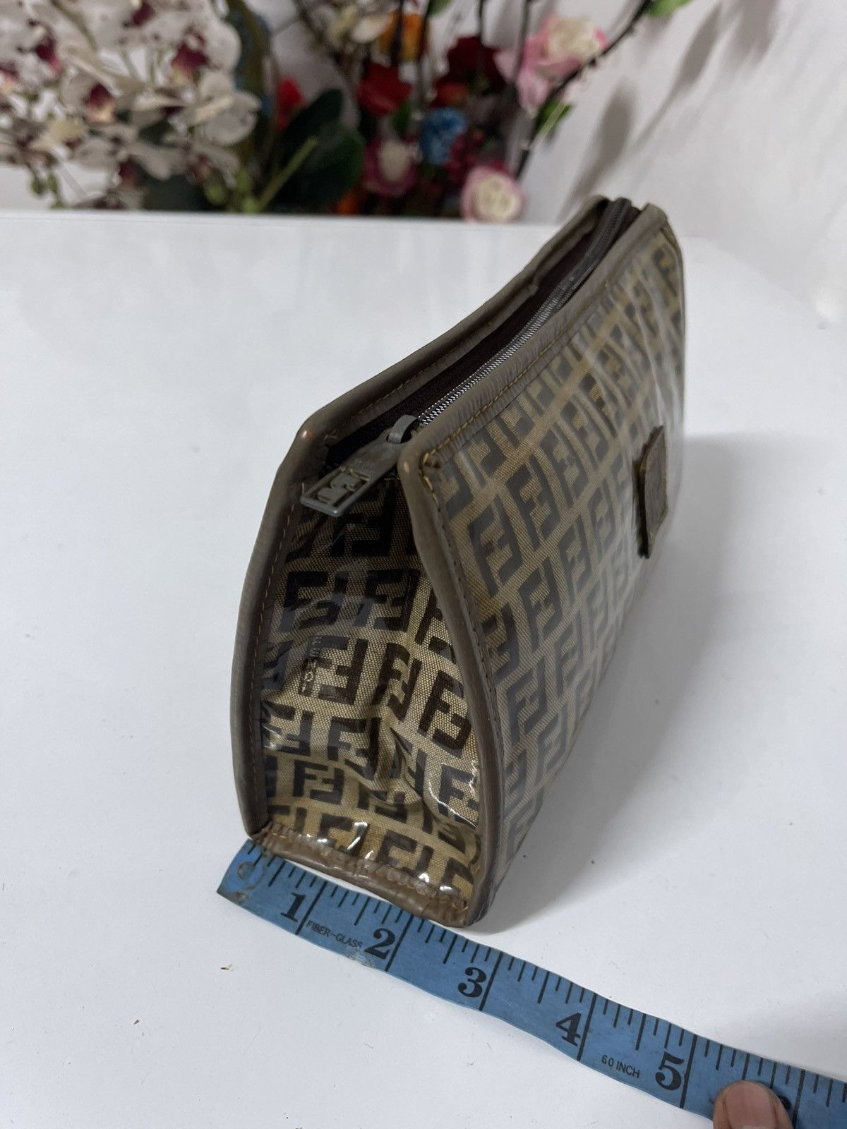 Fendi Vintage Fendi Monogram Clutch Bag Size ONE SIZE - 15 Thumbnail