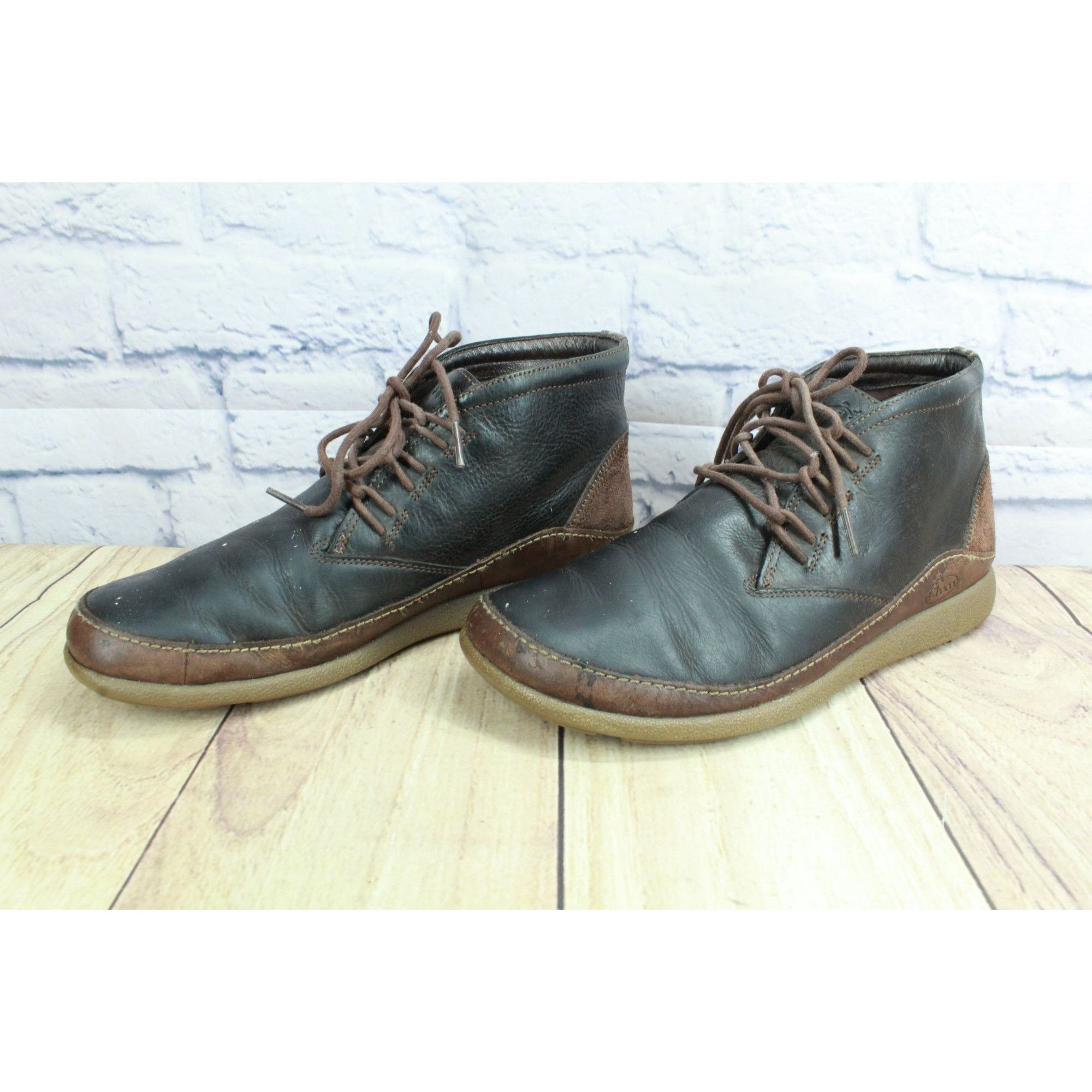 Chaco Chaco Montrose Brown Leather Lace Up Chukka Boots Size US 8.5 / EU 41-42 - 2 Thumbnail