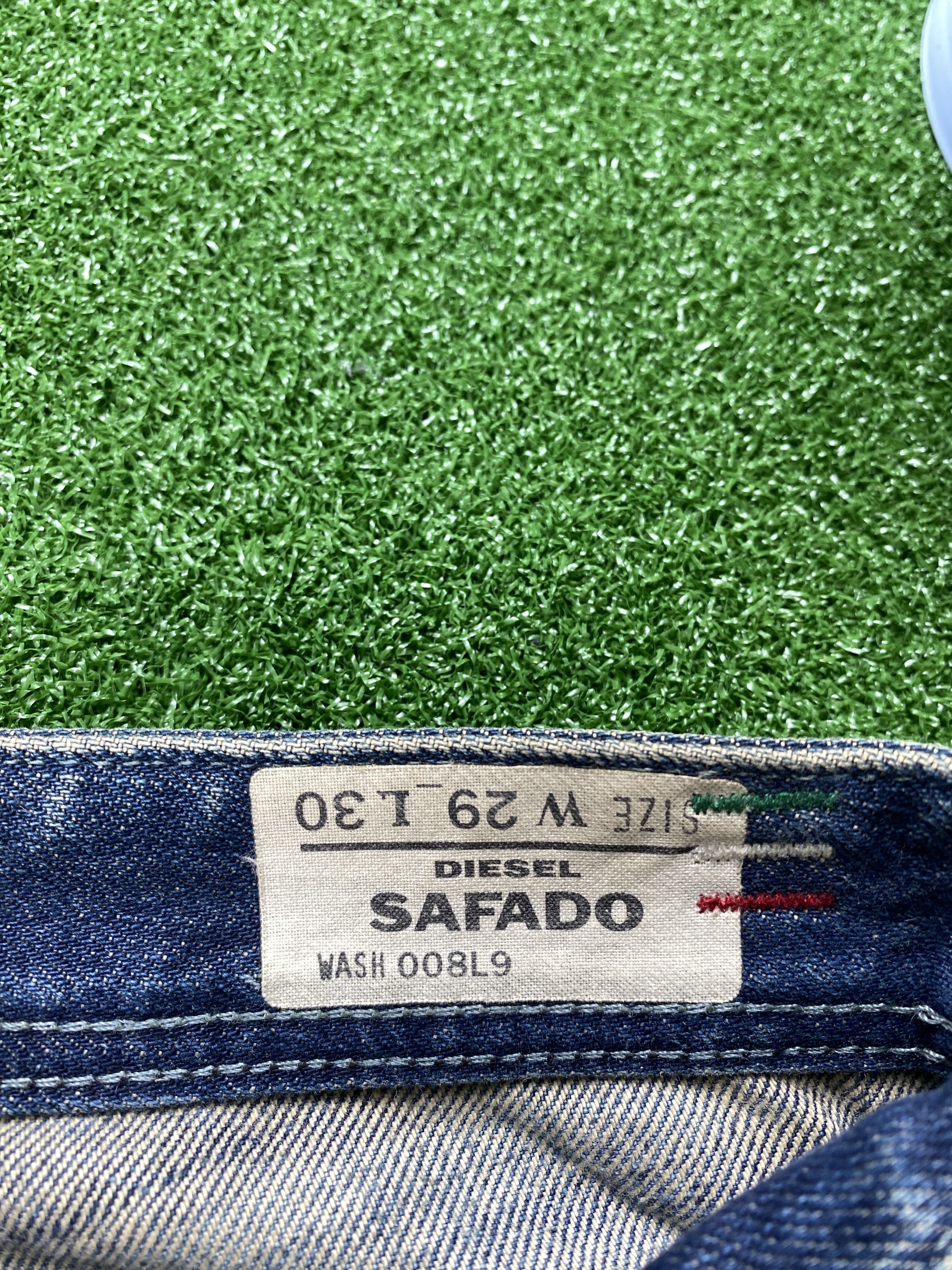 Diesel 💢 Selvedge Vintage Diesel Industry Faded Blue Jeans CP0077 Size US 32 / EU 48 - 17 Thumbnail