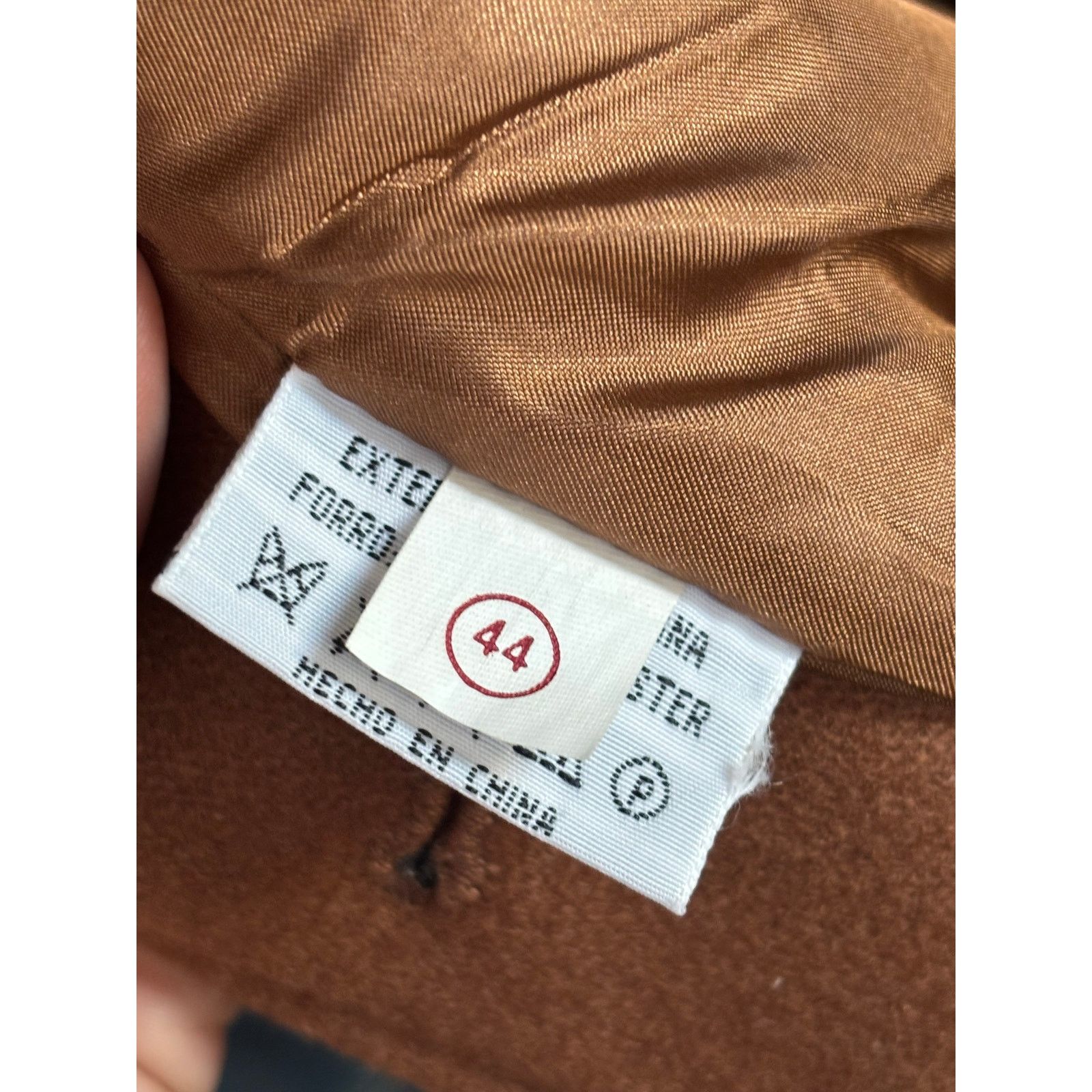 Vintage Elegant Collection Brown Double Breasted Coat Size 44 Size US M / EU 48-50 / 2 - 4 Thumbnail