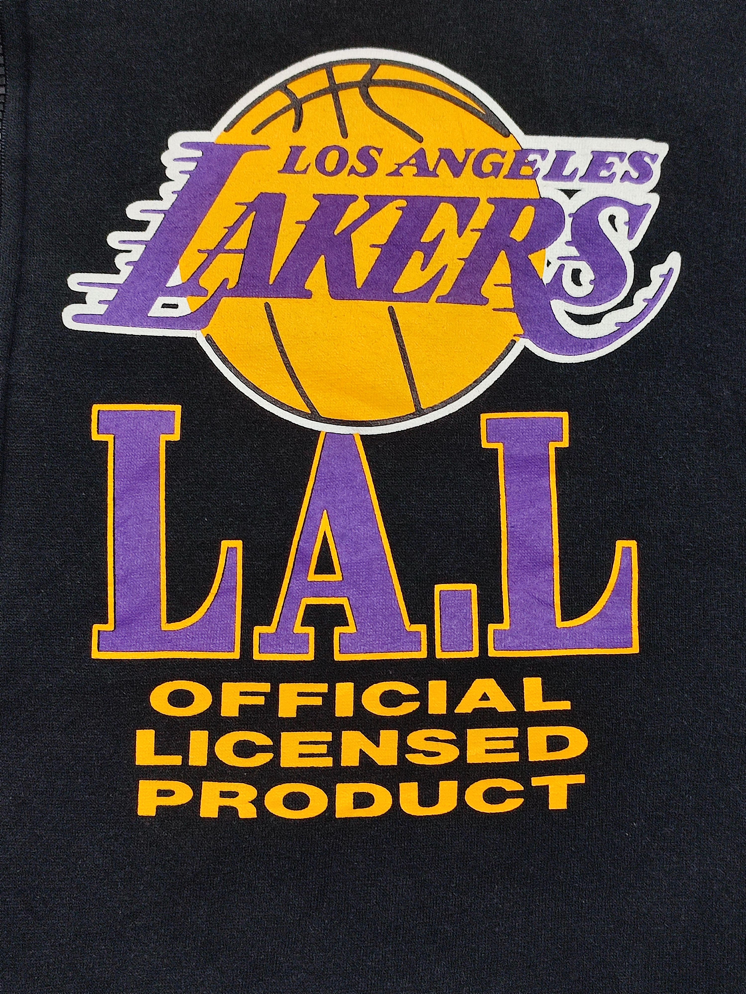 NBA × Vintage Vintage 1990s LA Lakers NBA Official Product Jacket Size US M / EU 48-50 / 2 - 12 Thumbnail