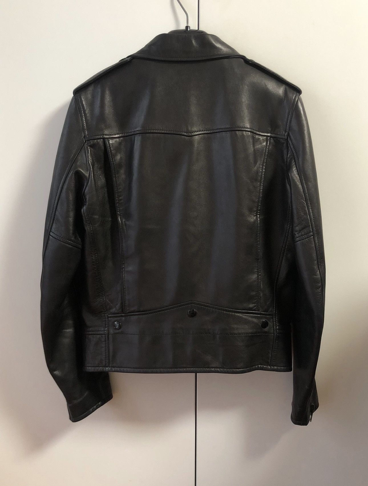 Saint Laurent Paris × Yves Saint Laurent Saint Laurent Paris Biker Leather Jacket Black zipper Size US M / EU 48-50 / 2 - 6 Thumbnail