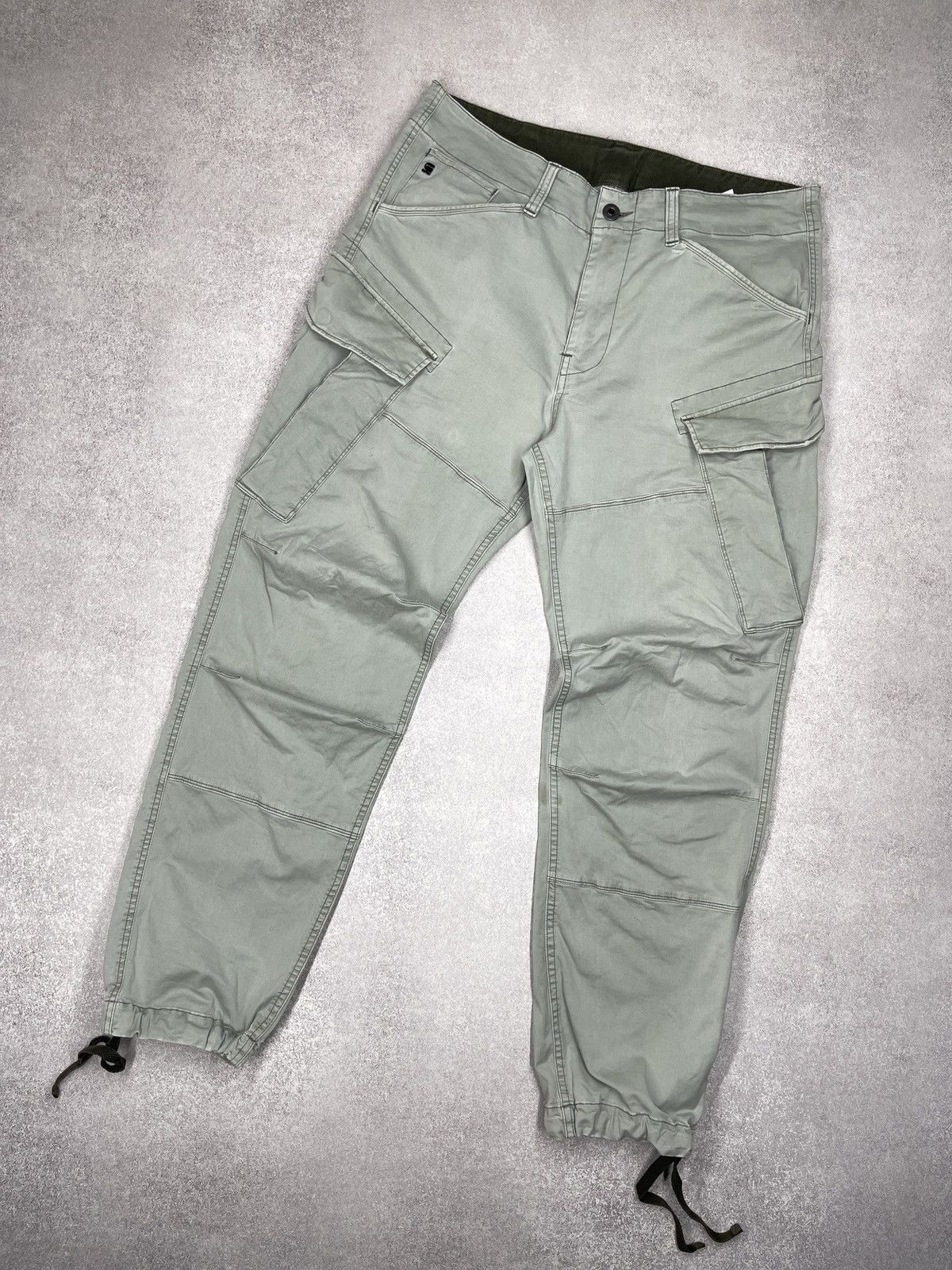 Mens G Star Raw Rovic Loose Cargo Pants Size 33x32