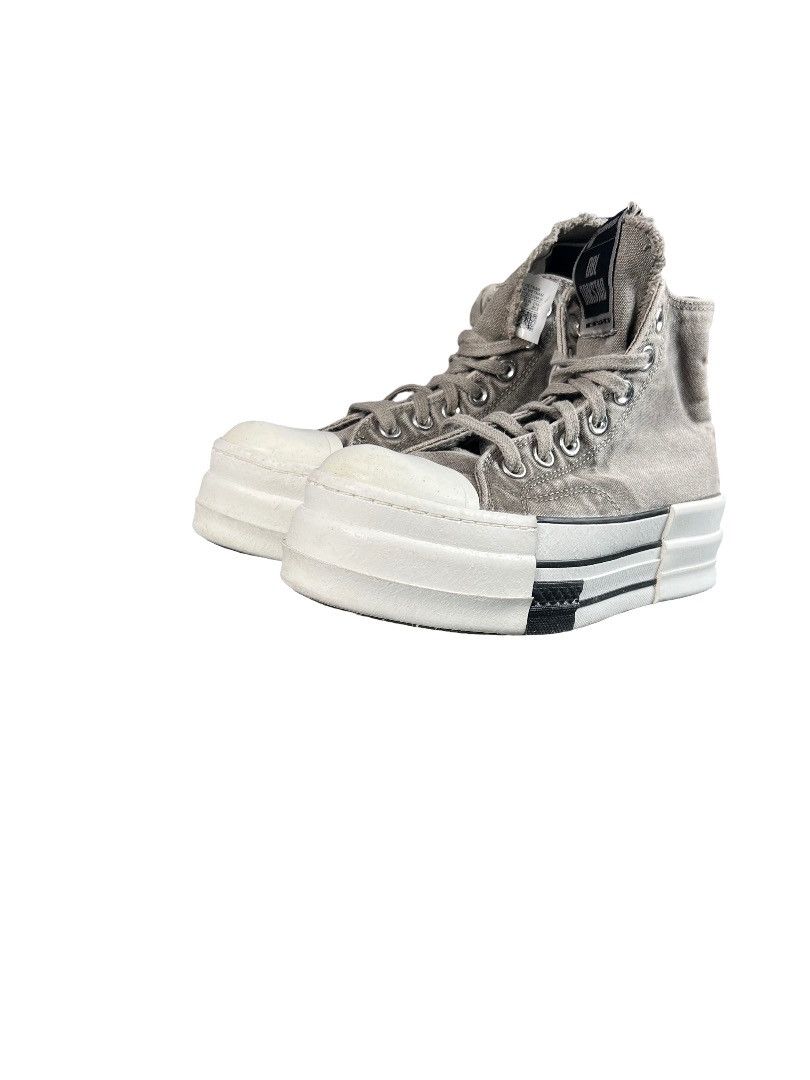 Rick Owens Drkshdw Rick Owens DRKSHDW Dbl DrkStar High-Top Sneakers – Gray Size US 6.5 / IT 36.5 - 9 Thumbnail