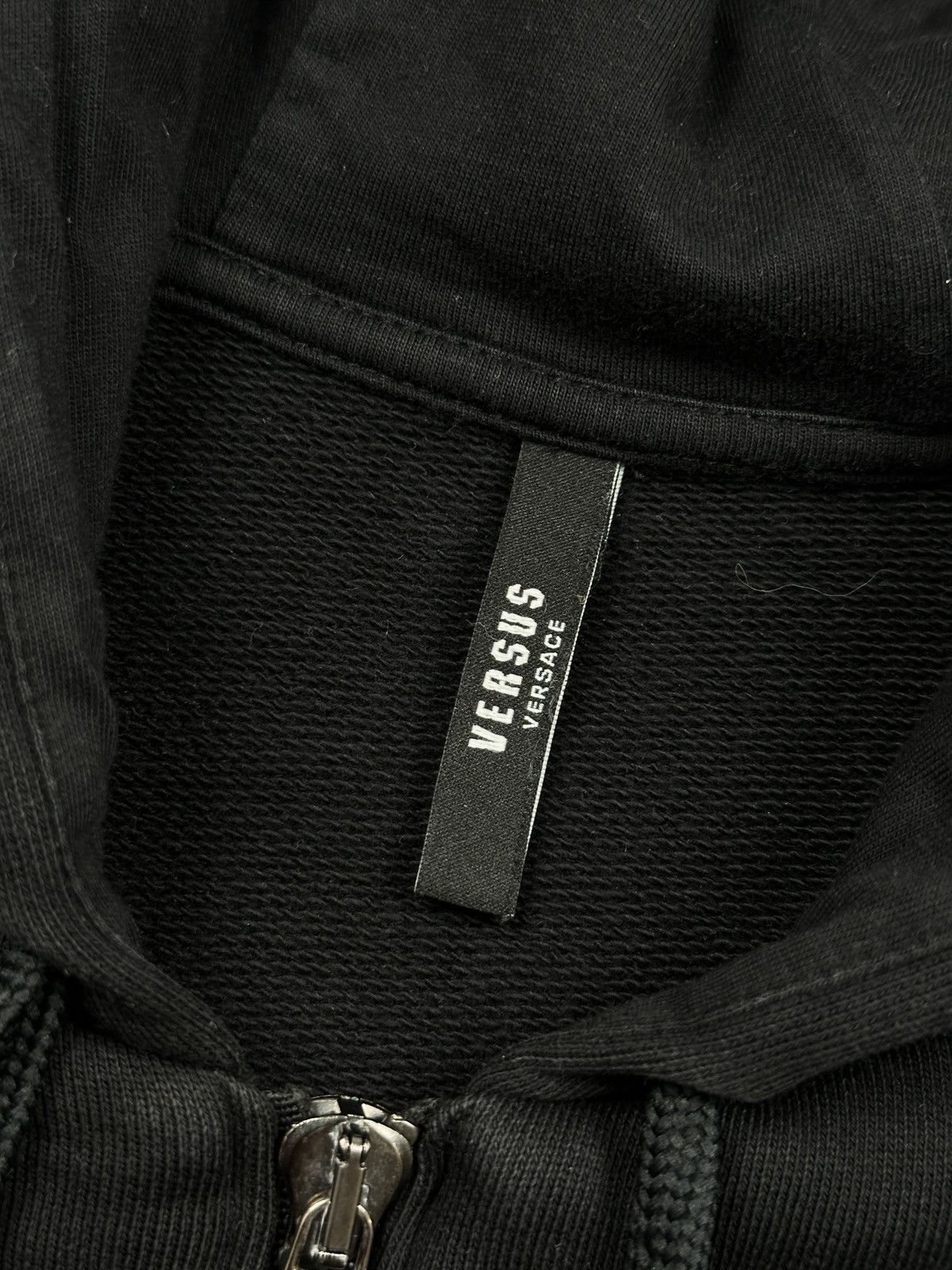 Versus Versace Versus Versace Black Full Zip Hoodie Geometric Print Rare S Size US S / EU 44-46 / 1 - 13 Thumbnail