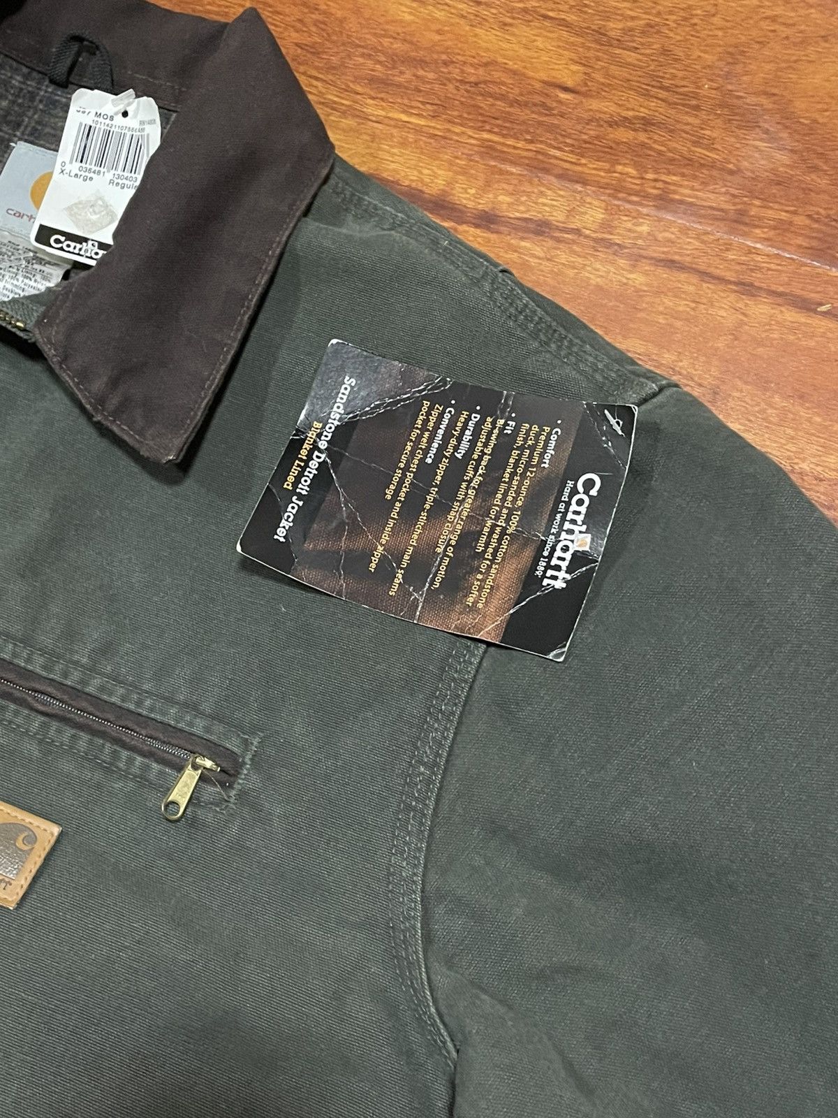 Carhartt Carhartt Detroit Jacket J97 Mos Green XL Brand New With Tags Size US XL / EU 56 / 4 - 4 Thumbnail