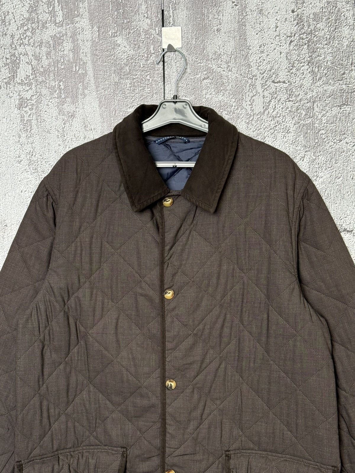 Loro Piana Waterville Hautop Loro Piana Zelander Wool Quilted Jacket Size US M / EU 48-50 / 2 - 2 Thumbnail