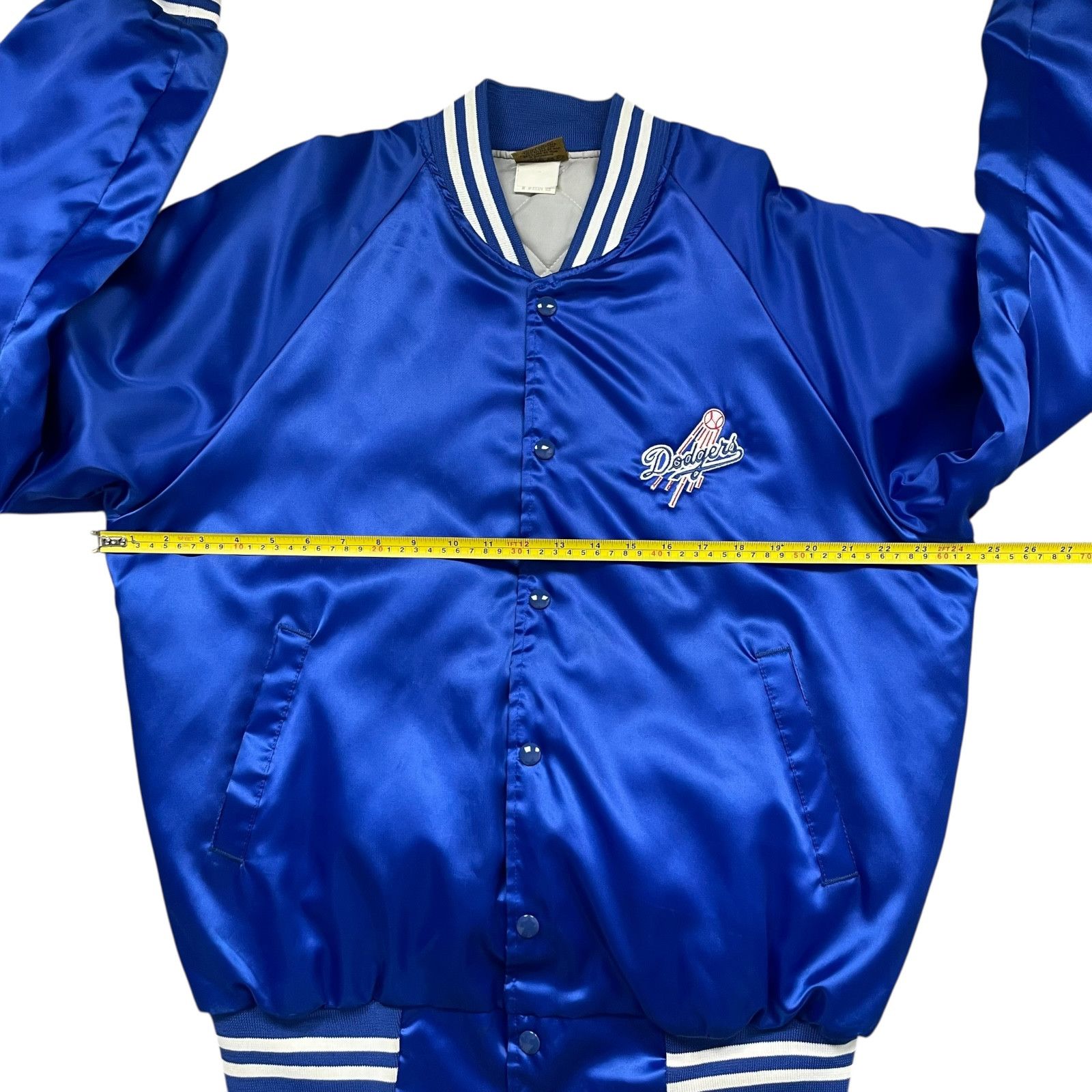 MLB VTG 90s LOS ANGELES DODGERS NUTMEG HIDEO NOMO SATIN JACKET Size US L / EU 52-54 / 3 - 9 Thumbnail