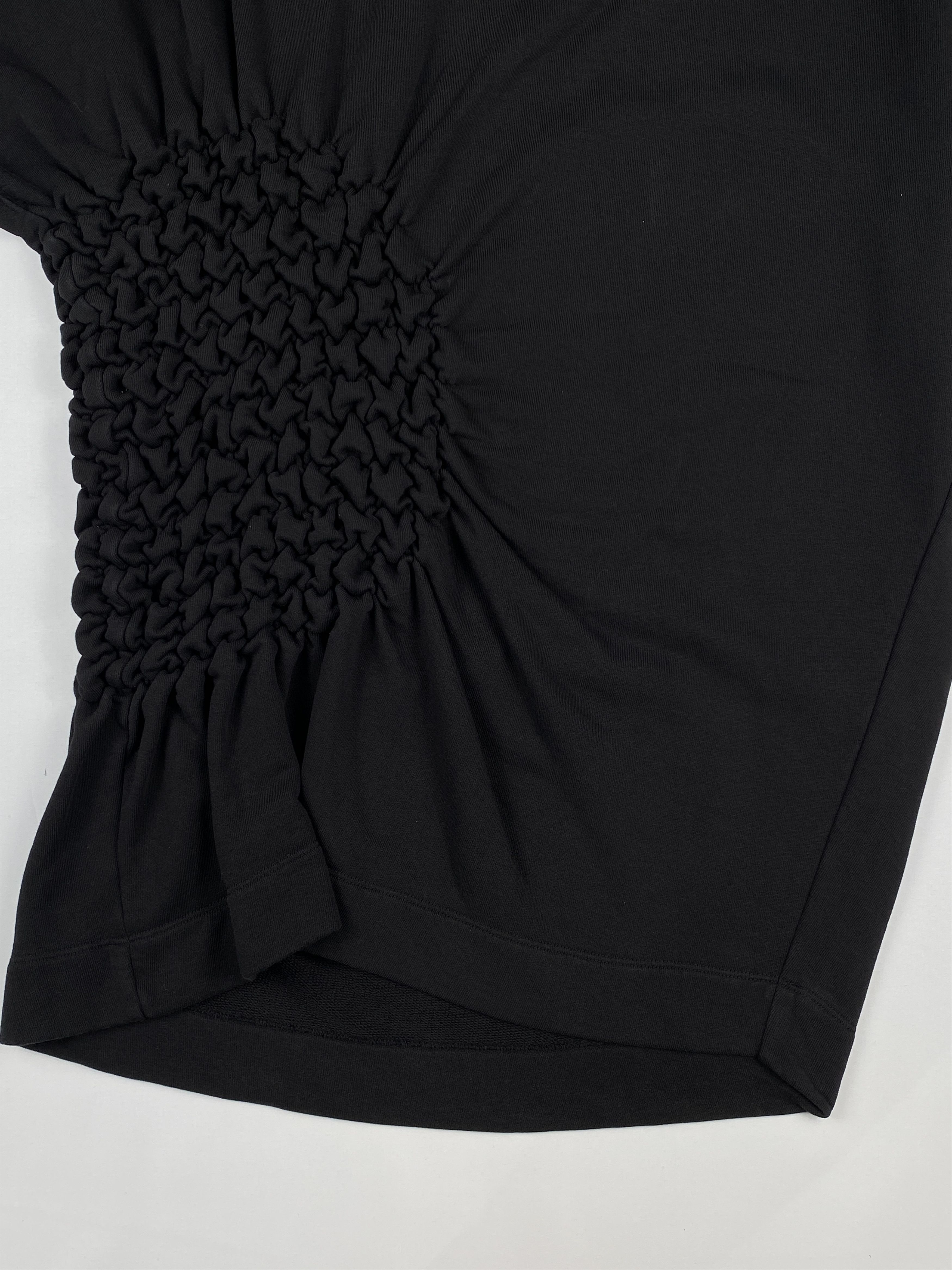 Dries Van Noten Ruched Short Sleeve T-Shirt Dress Size XS / US 0-2 / IT 36-38 - 4 Thumbnail