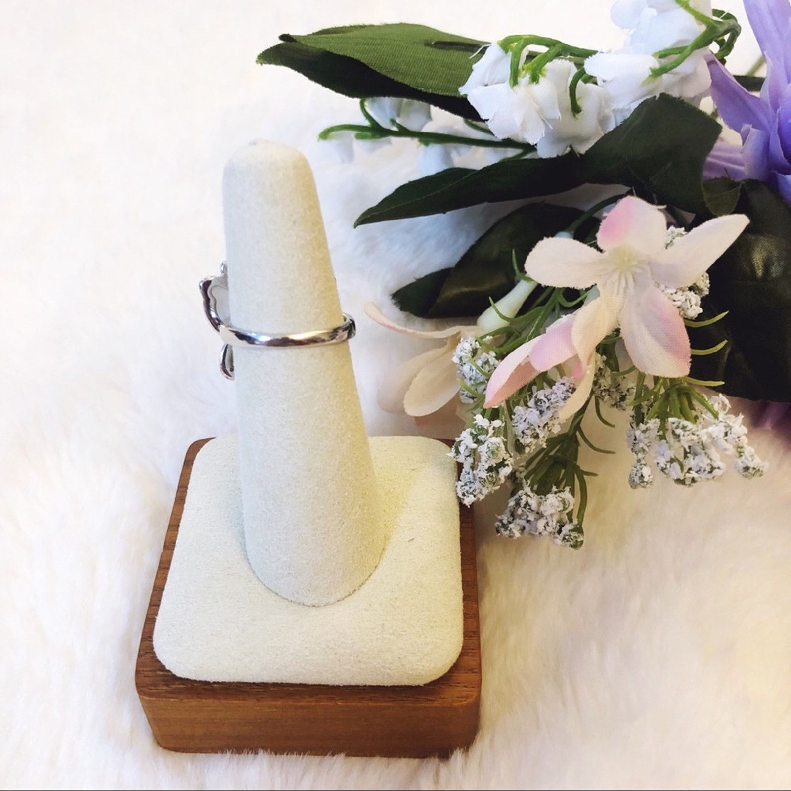 Other Sterling Silver Mother of Pearl Butterfly Ring Size ONE SIZE - 3 Thumbnail