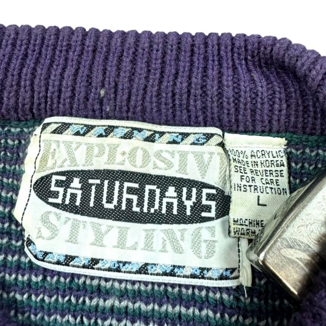 Vintage VINTAGE Knit Sweater Men’s Large Argyle Coogi Style Acrylic Retro Pullover Size US L / EU 52-54 / 3 - 5 Thumbnail