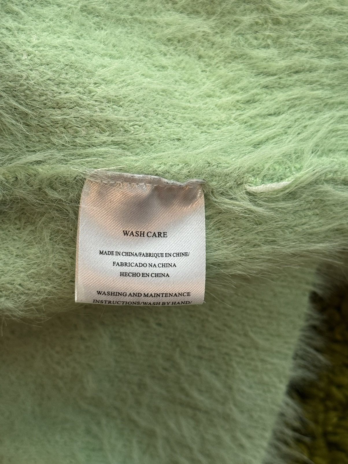 Hysteric Glamour × If Six Was Nine Unannounced avant garde fuzzy mohair style skeleton sweater Size US L / EU 52-54 / 3 - 9 Thumbnail