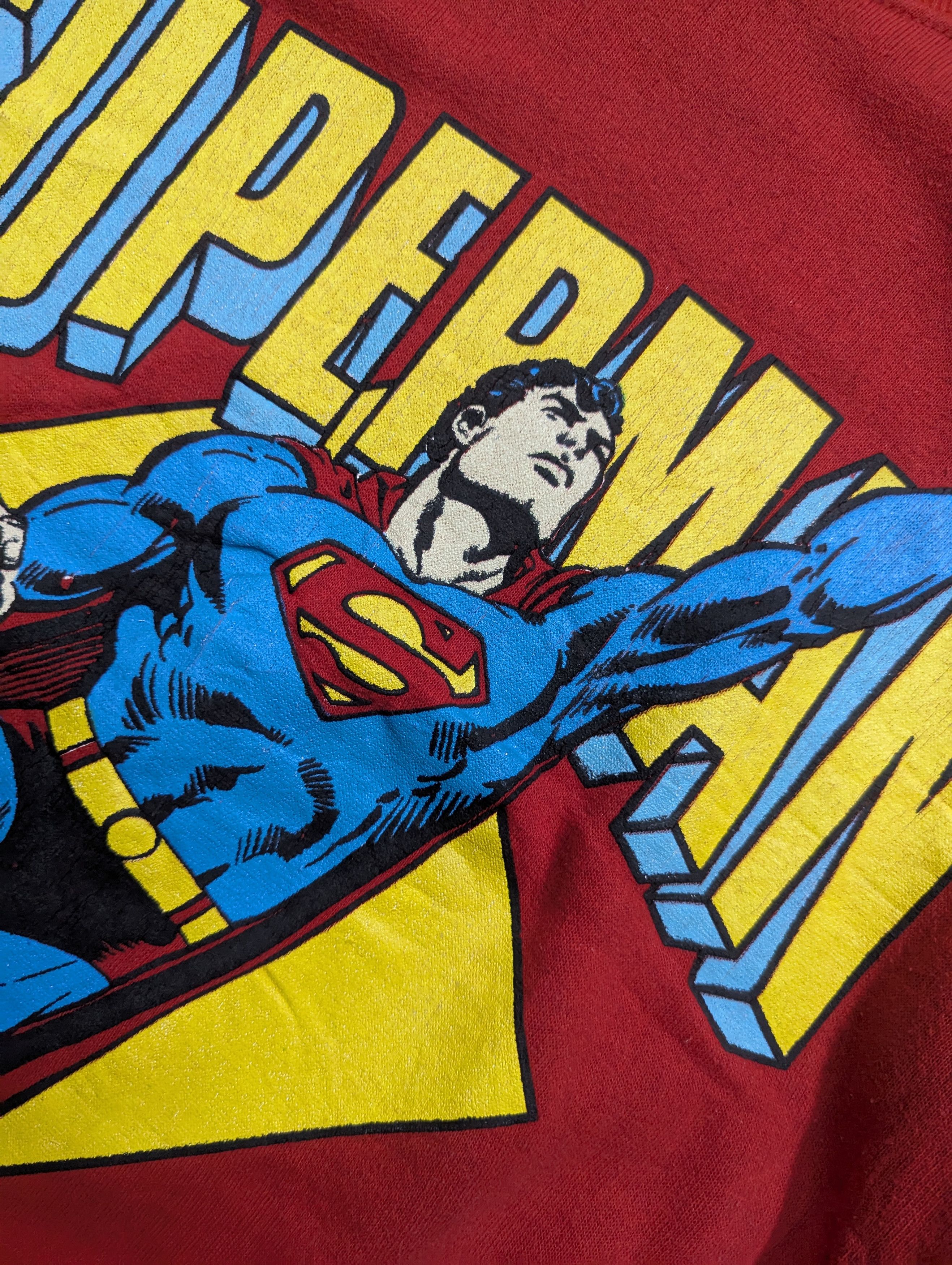 DC Comics × Vintage 80's Vintage Superman Crewneck/Sweatshirt by Pannill USA Size US L / EU 52-54 / 3 - 3 Thumbnail