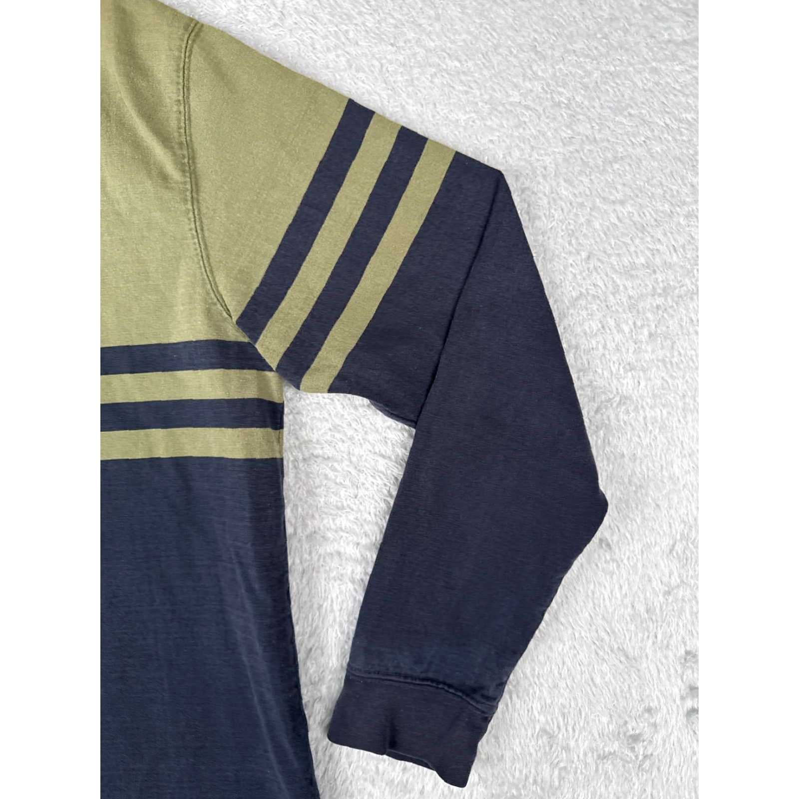 Vintage VINTAGE Sonoma Polo Shirt Men XL Green Blue Long Sleeve Rugby Jersey Slim Fit Size US XL / EU 56 / 4 - 2 Thumbnail