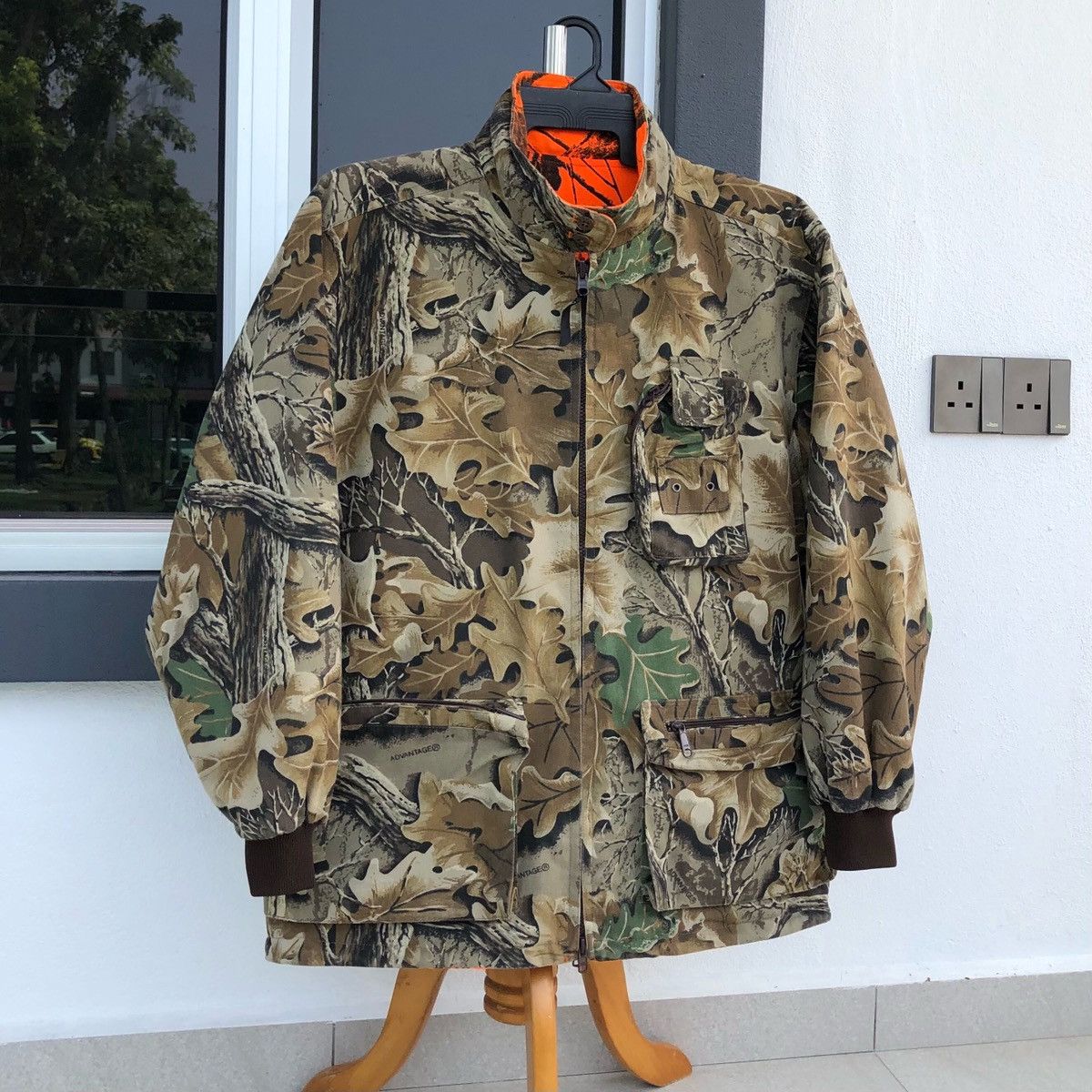 Japanese Brand REALTREE ADVANTAGE Ten Mile Cloth Hunting Reversible Jacket Size US M / EU 48-50 / 2 - 2 Thumbnail