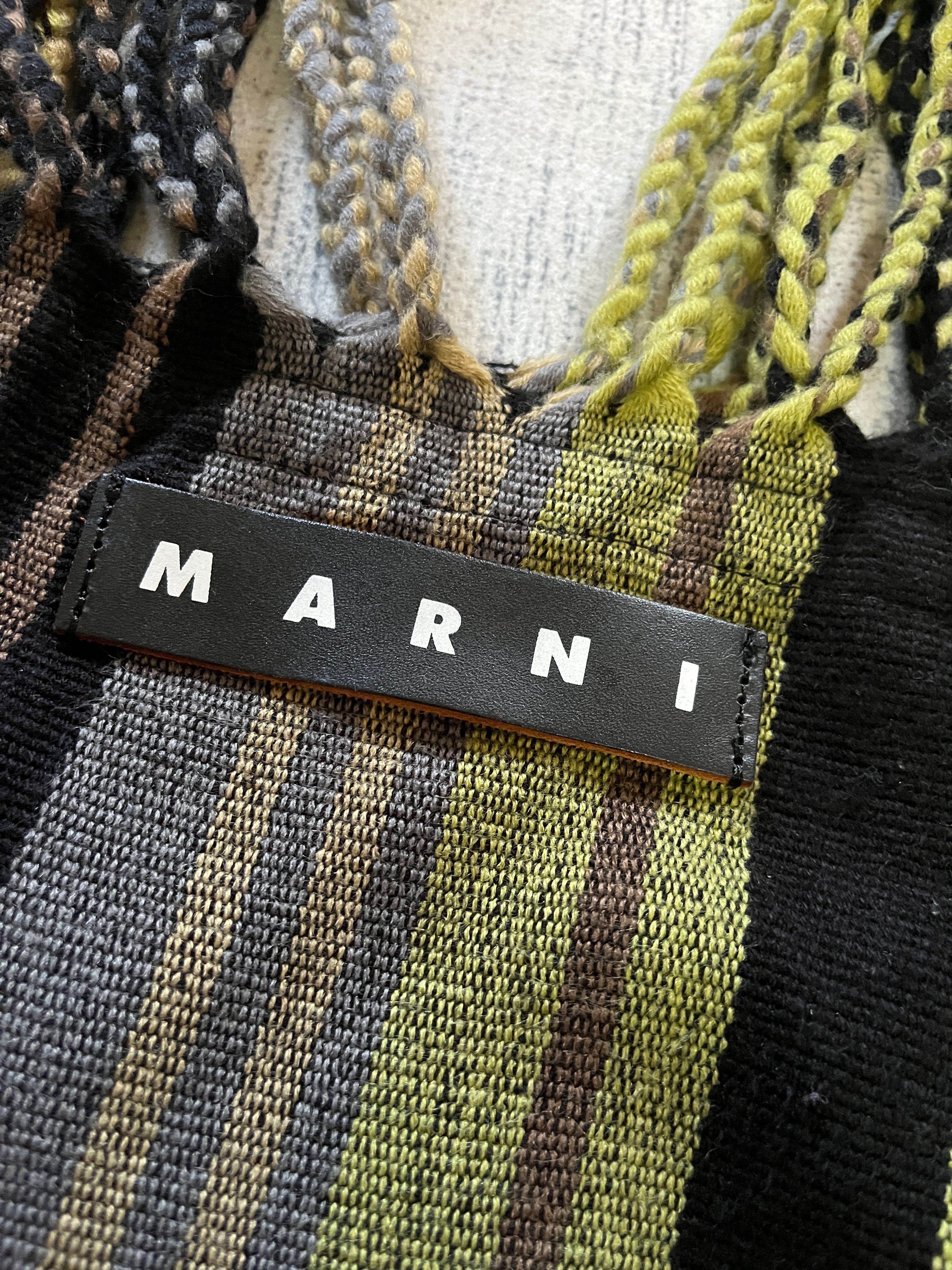 Marni Deep Sage Marni Market Hammock Bag Size ONE SIZE - 5 Thumbnail