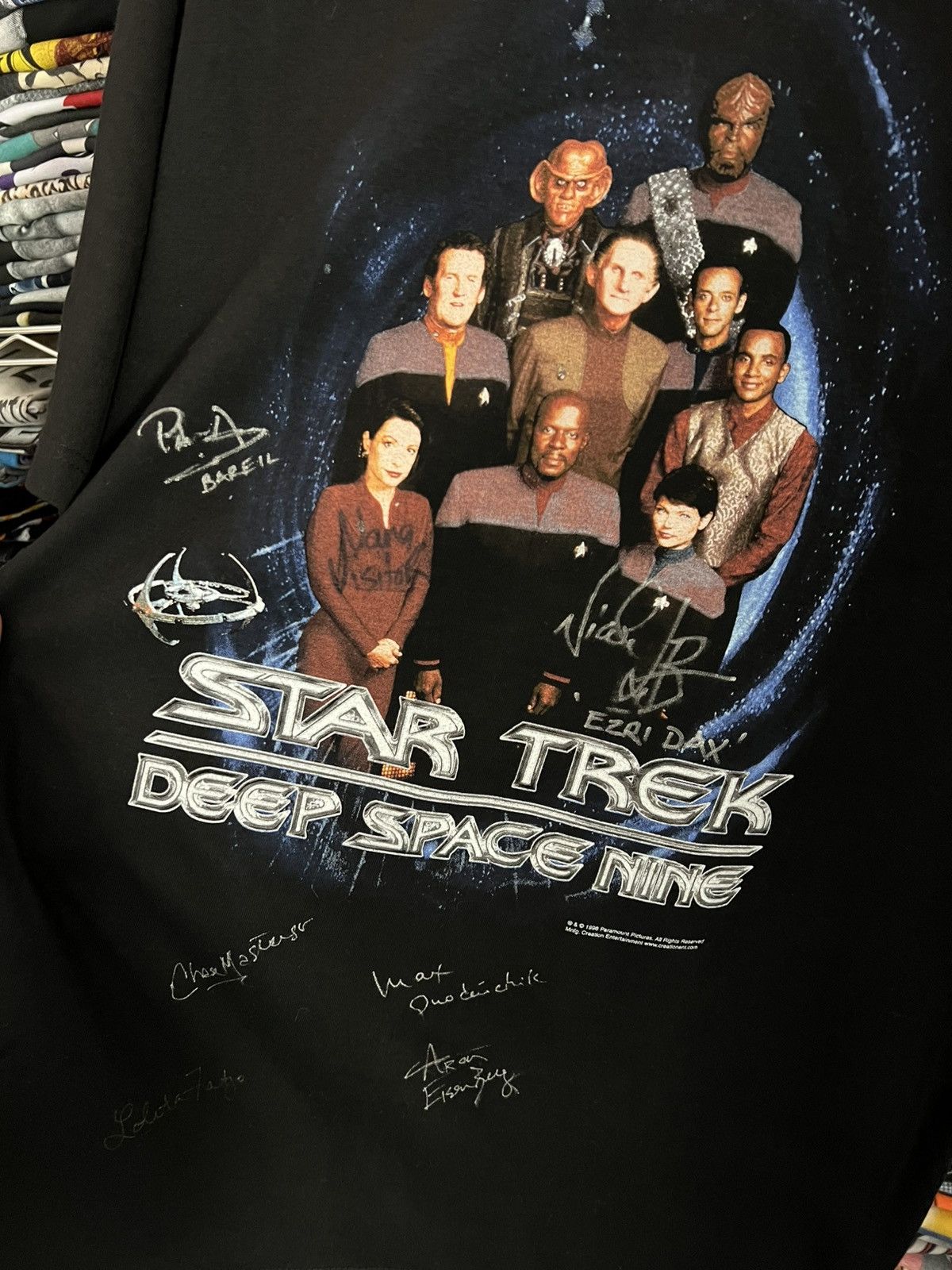 Vintage 1998 Star Trek Deep Space Nine Promo Movie Tee Size US L / EU 52-54 / 3 - 3 Thumbnail