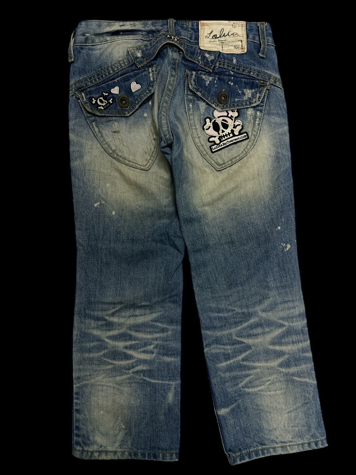 Japanese Brand Lolita Three Quarter Short Denim 💥 Size US 30 / EU 46 - 4 Thumbnail