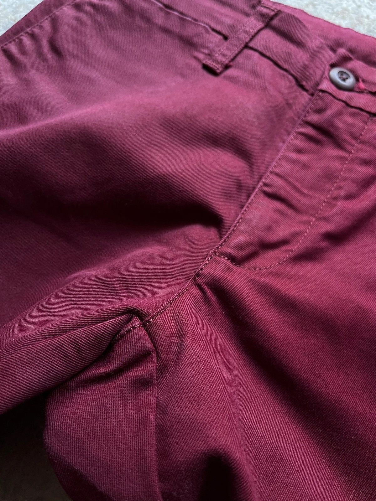 Carhartt Carhartt 2015 Chinos Pants Burgundy Deadstock Sz W 29 x L 32 Size 32" / US 10 / IT 46 - 17 Thumbnail