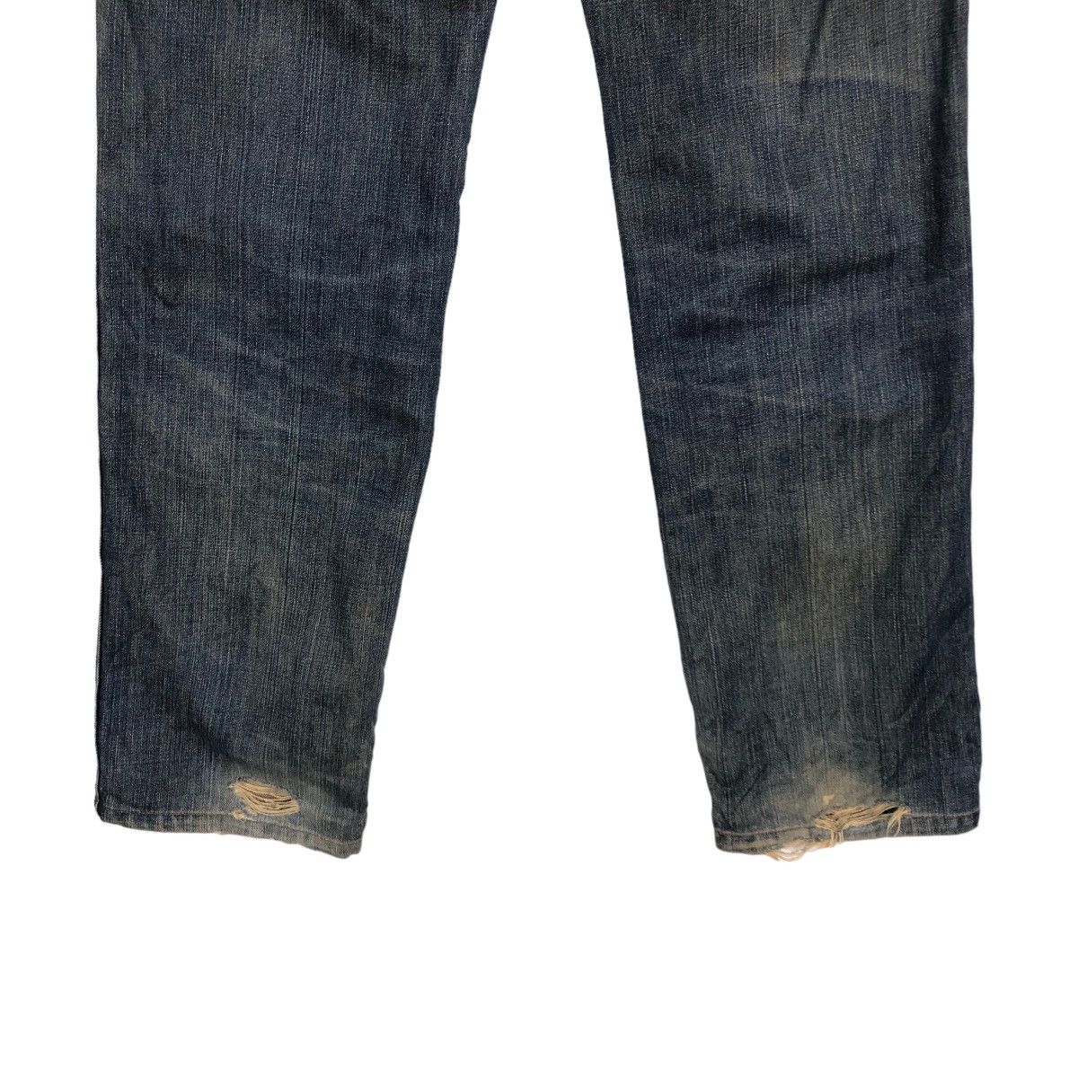 Japanese Brand 🔥90’s Rare Distressed Denim Jeans Wrangler Selvedges USA Size US 30 / EU 46 - 9 Thumbnail