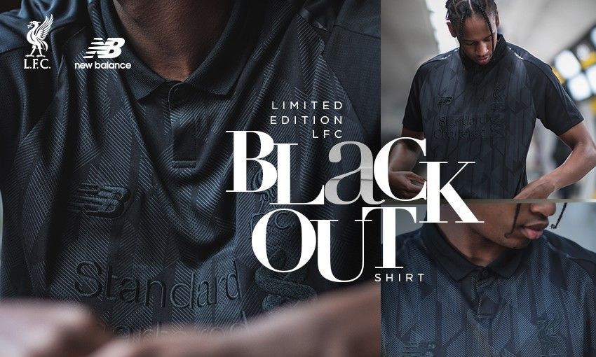New Balance Liverpool Retro Blackout Lfc Shirt ニューバランス