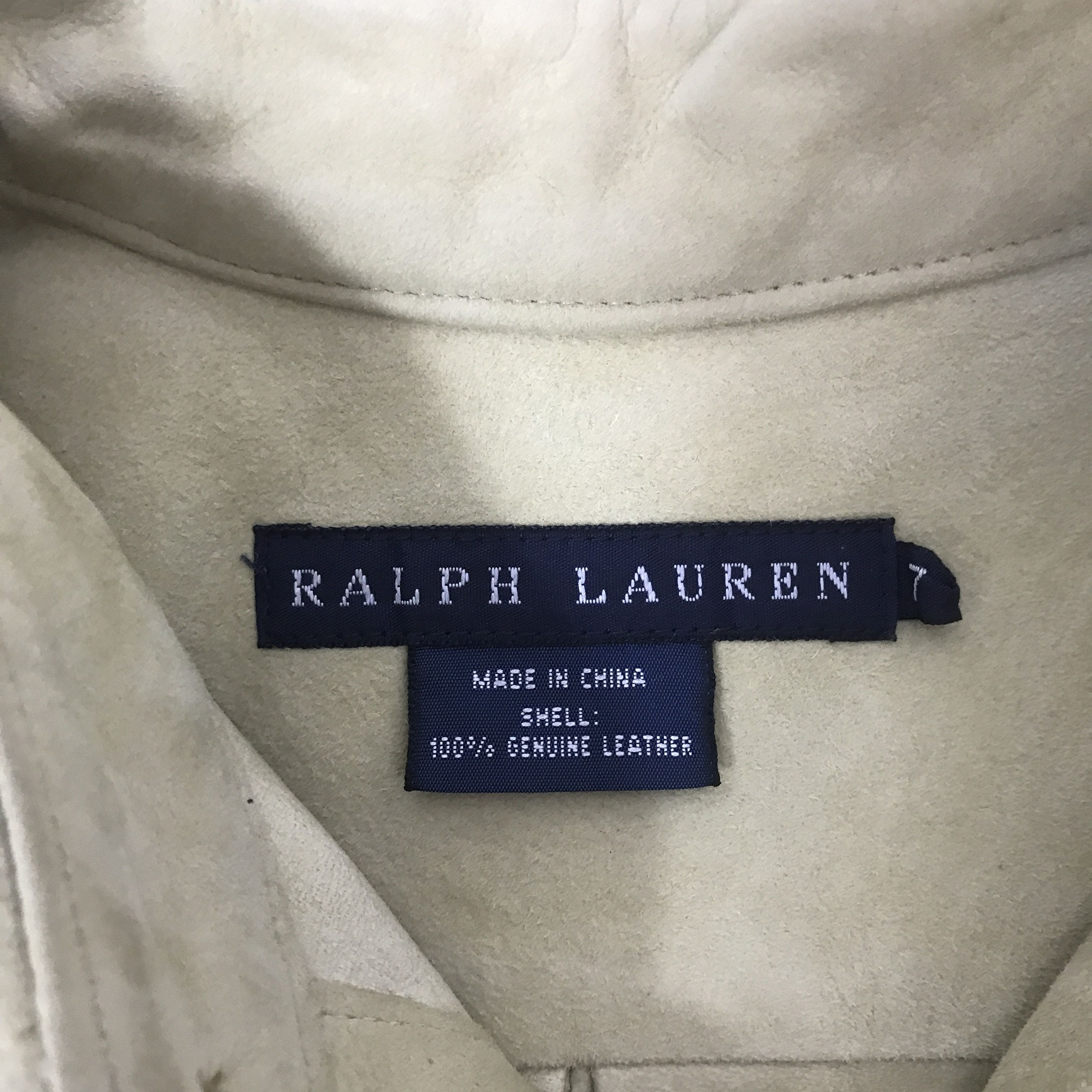 Ralph Lauren Vintage Ralph Lauren Leather button Up T-Shirt Size US M / EU 48-50 / 2 - 8 Thumbnail