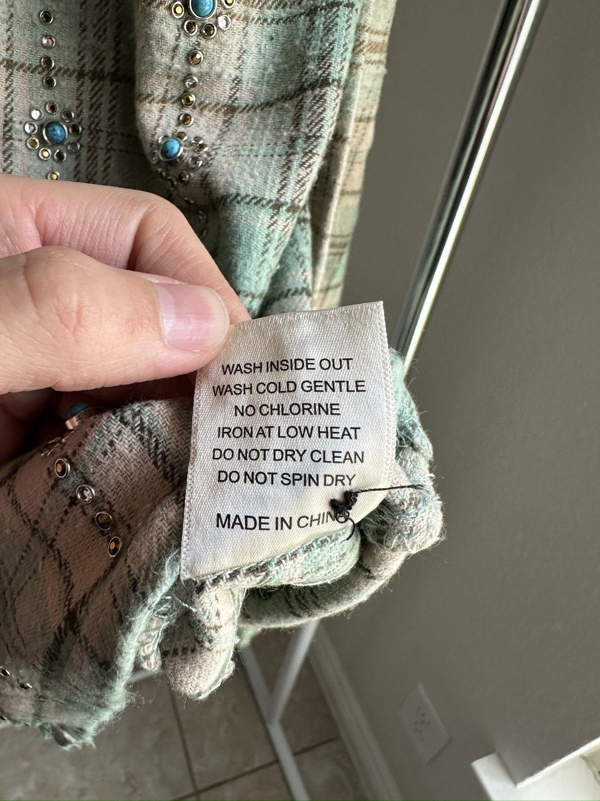 Vale Little Gems Crystal Flannel Beige Green Size US L / EU 52-54 / 3 - 5 Thumbnail